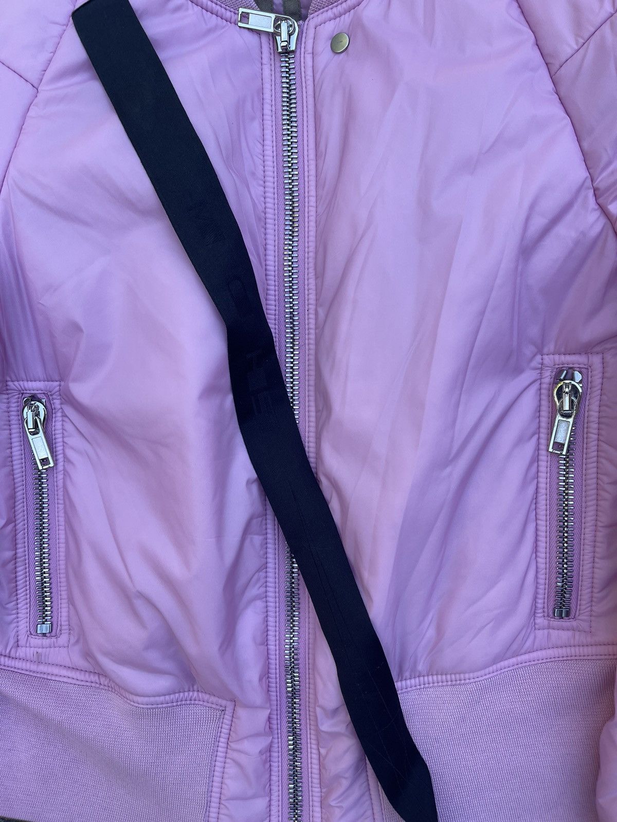 Rick Owens MENS L AW21 WOMENS/UNISEX PADDED BOMBER JACKET DIRTY PINK Size US M / EU 48-50 / 2 - 5 Thumbnail