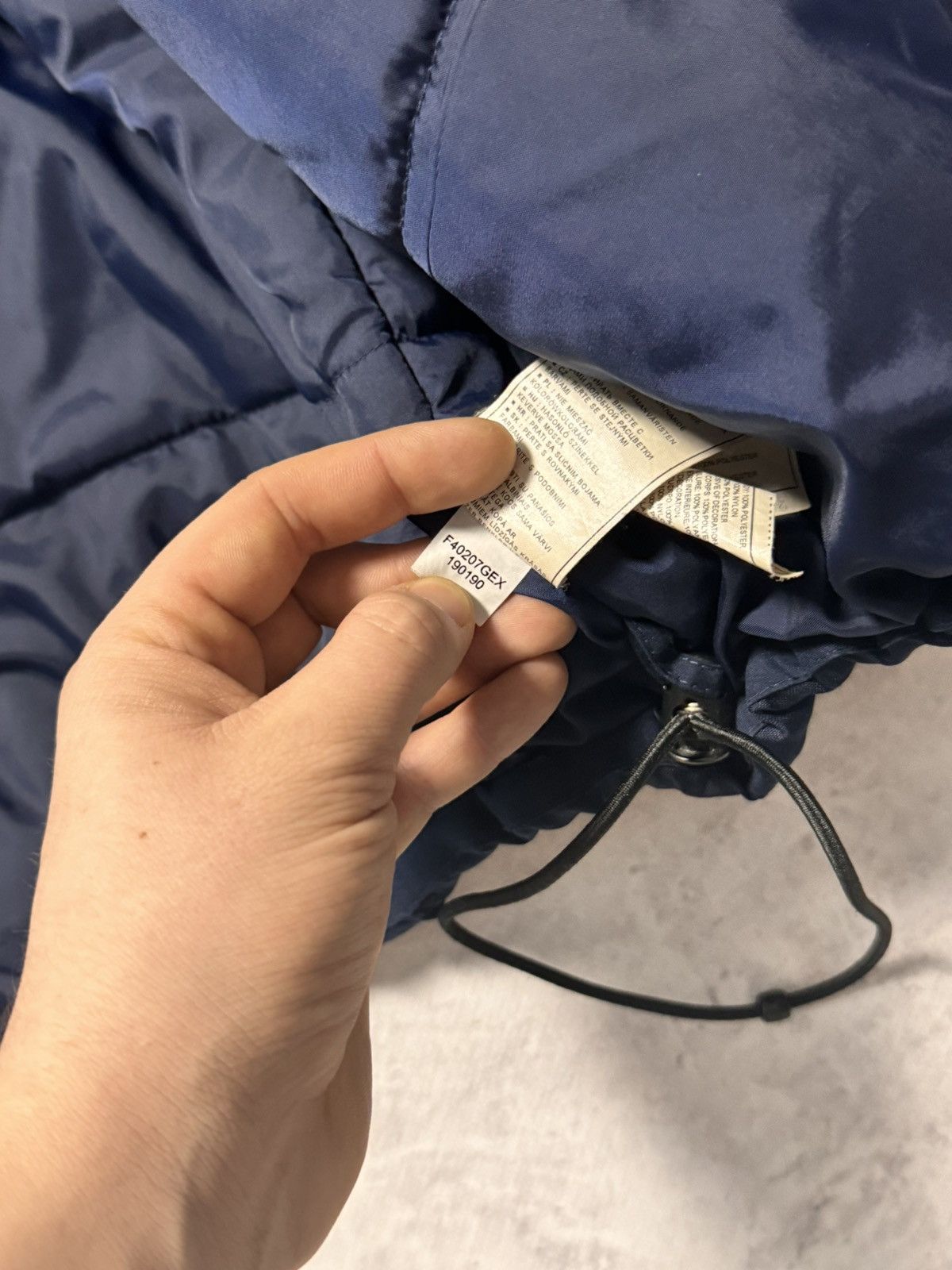 Nike × Vintage 00s Nike Vintage Drill Oversize Down Hooded Jacket Y2K Size US XL / EU 56 / 4 - 11 Thumbnail