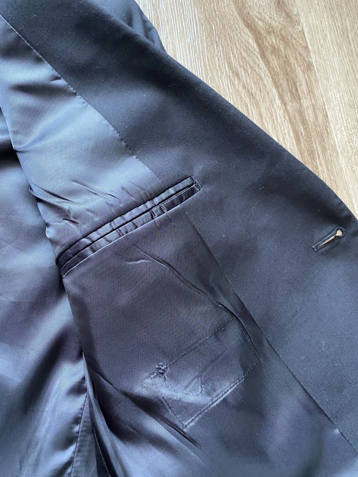 Vintage Vintage Black Blazer Sport Coat 38R Size 38R - 7 Thumbnail
