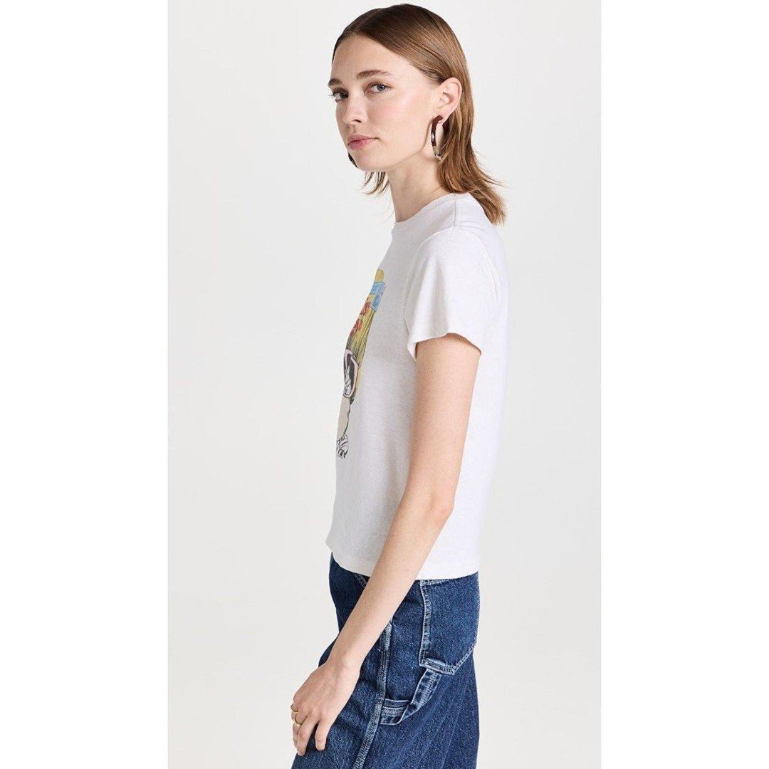 RE/DONE RE/DONE Kisses for Revenge Graphic Retro 70's Loose Tee Vint Size XS / US 0-2 / IT 36-38 - 9 Thumbnail