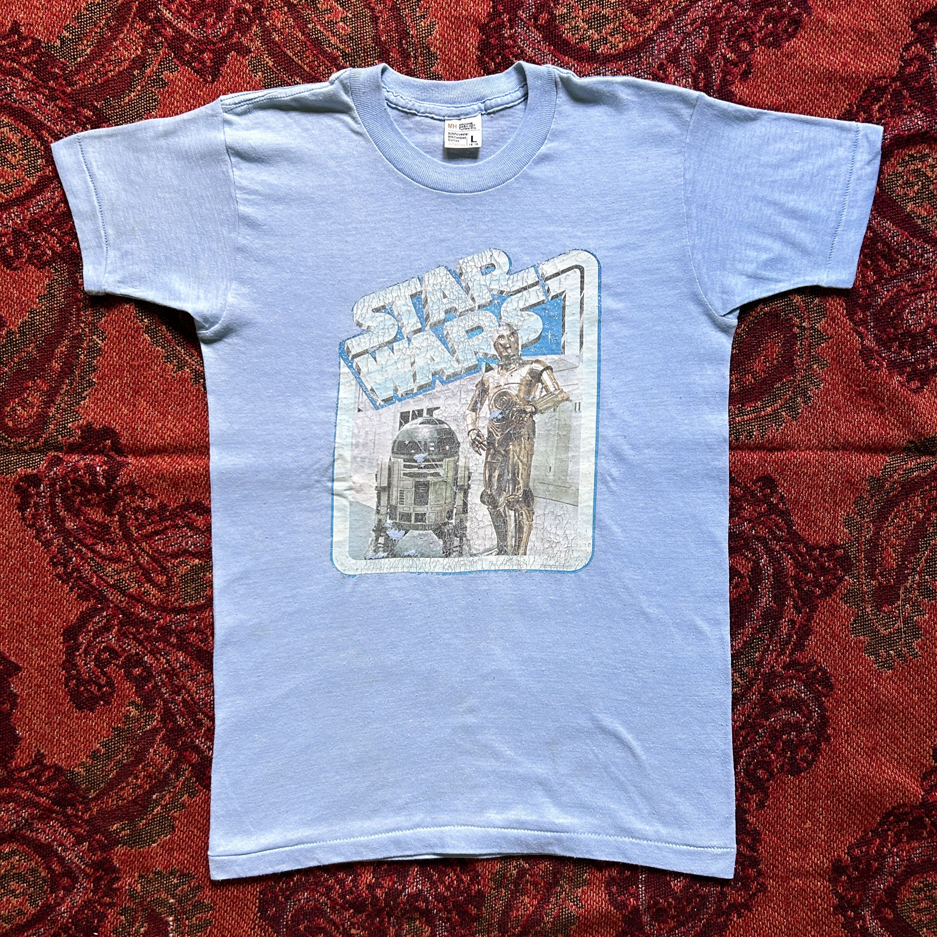 Vintage Vintage 1977 Star Wars Iron-On Tee Size US XS / EU 42 / 0 - 1 Thumbnail