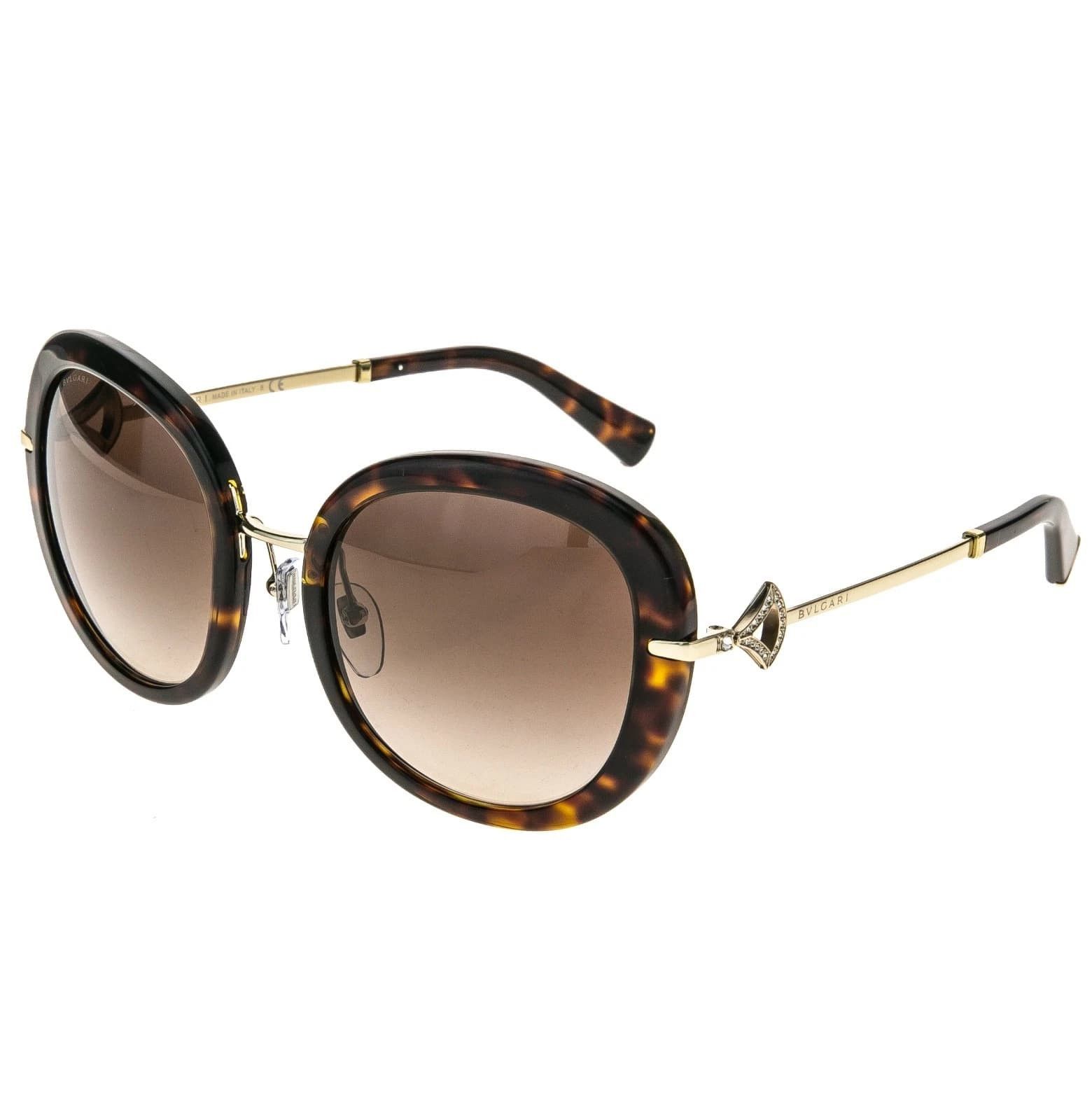 Bvlgari BULGARI BV8196B 8196 DIVAS DREAM Oval Havana Fan Sunglasses Size ONE SIZE - 3 Thumbnail
