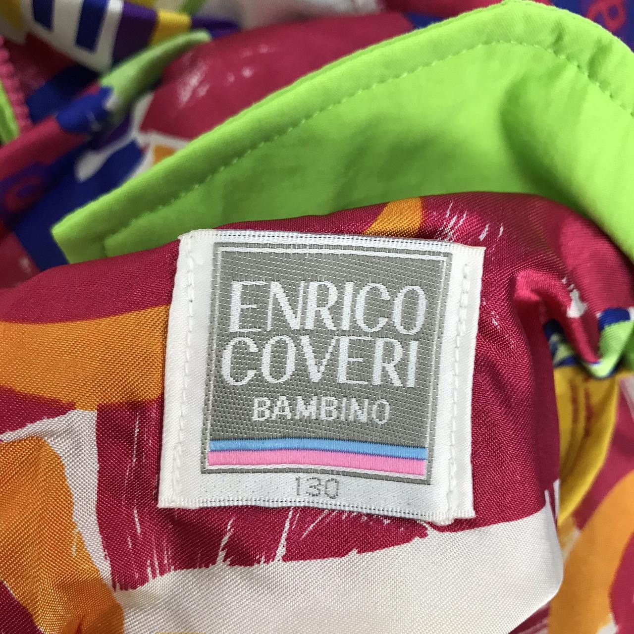 Enrico Coveri Vintage ENRICO COVERI BAMBINO Spell Out Full Print Zip Size XXS / US 00 / IT 34 - 4 Thumbnail