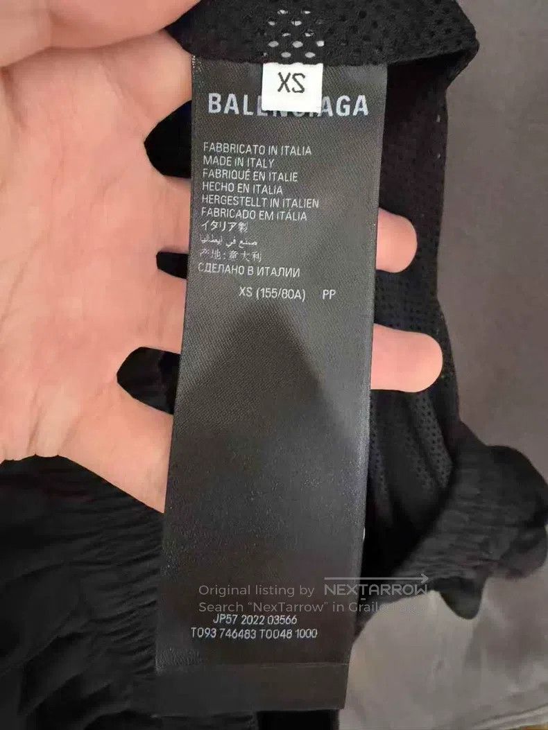 Balenciaga Balenciaga Black, White, and Grey Colorblocked Sports Jack Size US XS / EU 42 / 0 - 4 Thumbnail