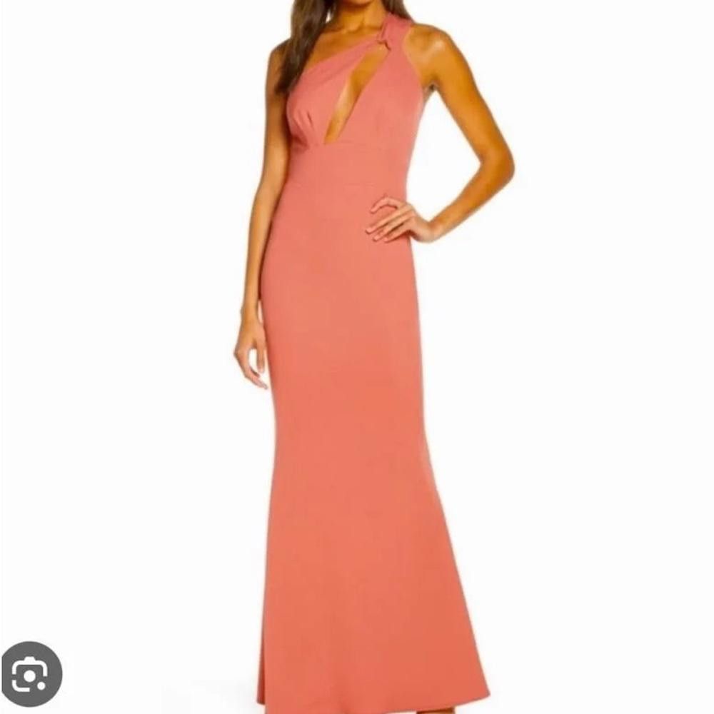 Designer Katie May I Edgy One-Shoulder Maxi Dress Gown Medium Size M / US 6-8 / IT 42-44 - 11 Thumbnail