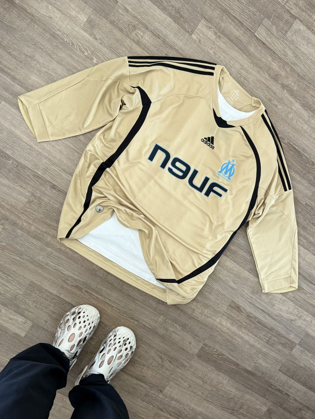 Vintage Y2K Olympique Marseille 2008 Soccer Jersey Blokecore