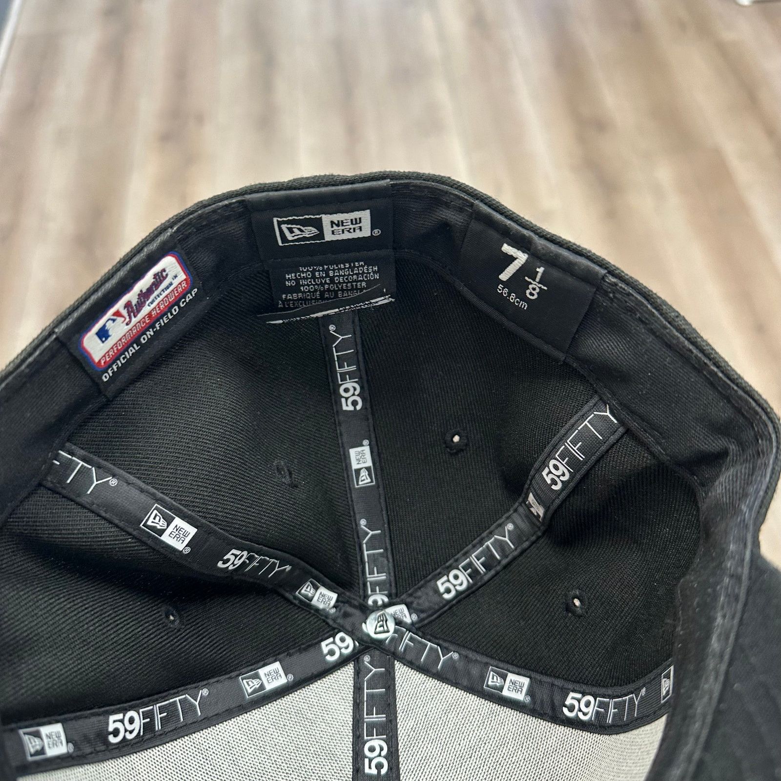 New Era New Era Jackie Robinson Day White Sox Black fitted Hat 7 1/8 Size ONE SIZE - 7 Thumbnail