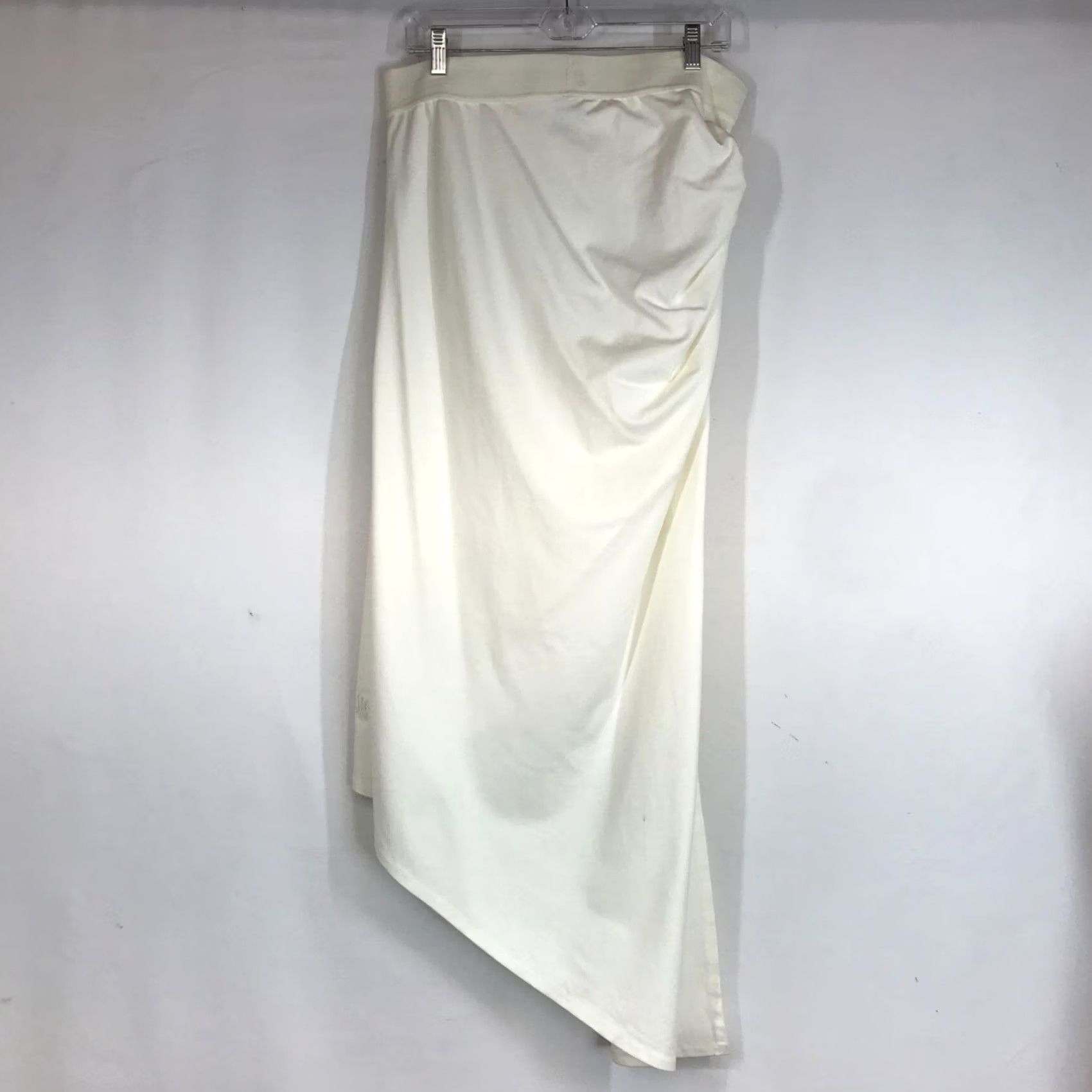 Nike NIKE X Serena Williams Design Side Ruched Maxi Skirt WOMENS L Sail Logo Midi Skirt 90s? (Note: Original contains no decade; omit) Size 36" / US 14 / IT 50 - 6 Thumbnail