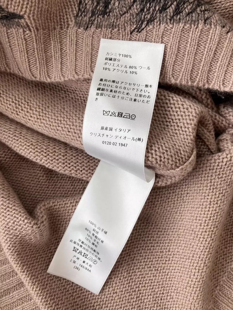 Dior Dior Embroidered cashmere knitted sweater Size XS / US 0-2 / IT 36-38 - 7 Thumbnail