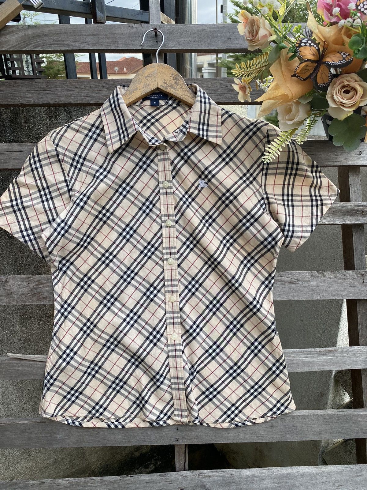 Burberry Burberry Shirt Button Ups - Nova Check Size M / US 6-8 / IT 42-44 - 2 Thumbnail