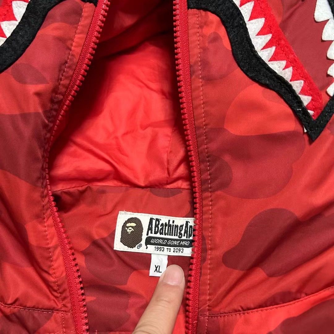 Bape COLOR CAMO SHARK DOWN JACKET Size US XL / EU 56 / 4 - 6 Thumbnail