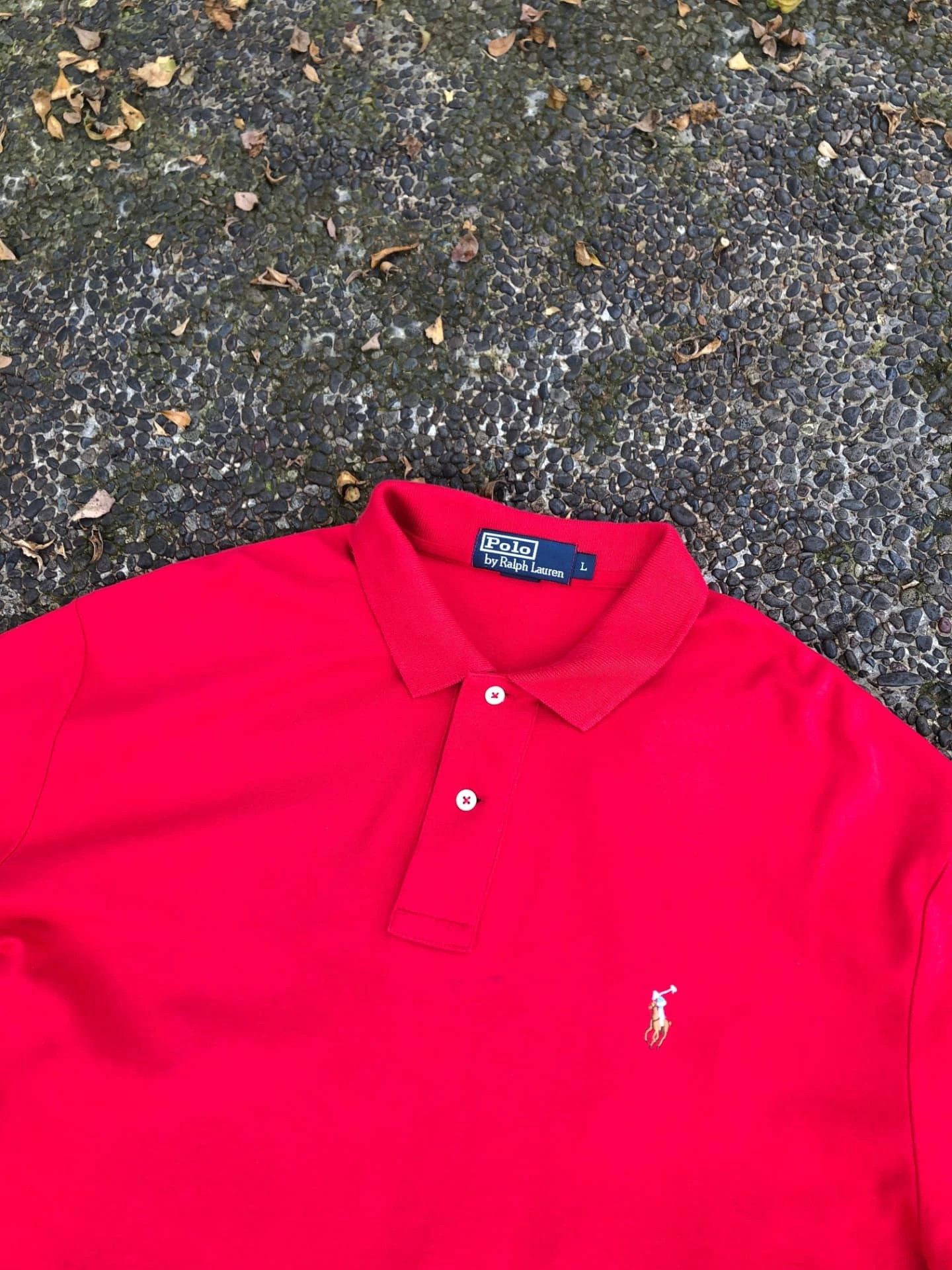 Polo Ralph Lauren Polo Ralph Lauren Poloshirt Red Size US XL / EU 56 / 4 - 2 Thumbnail