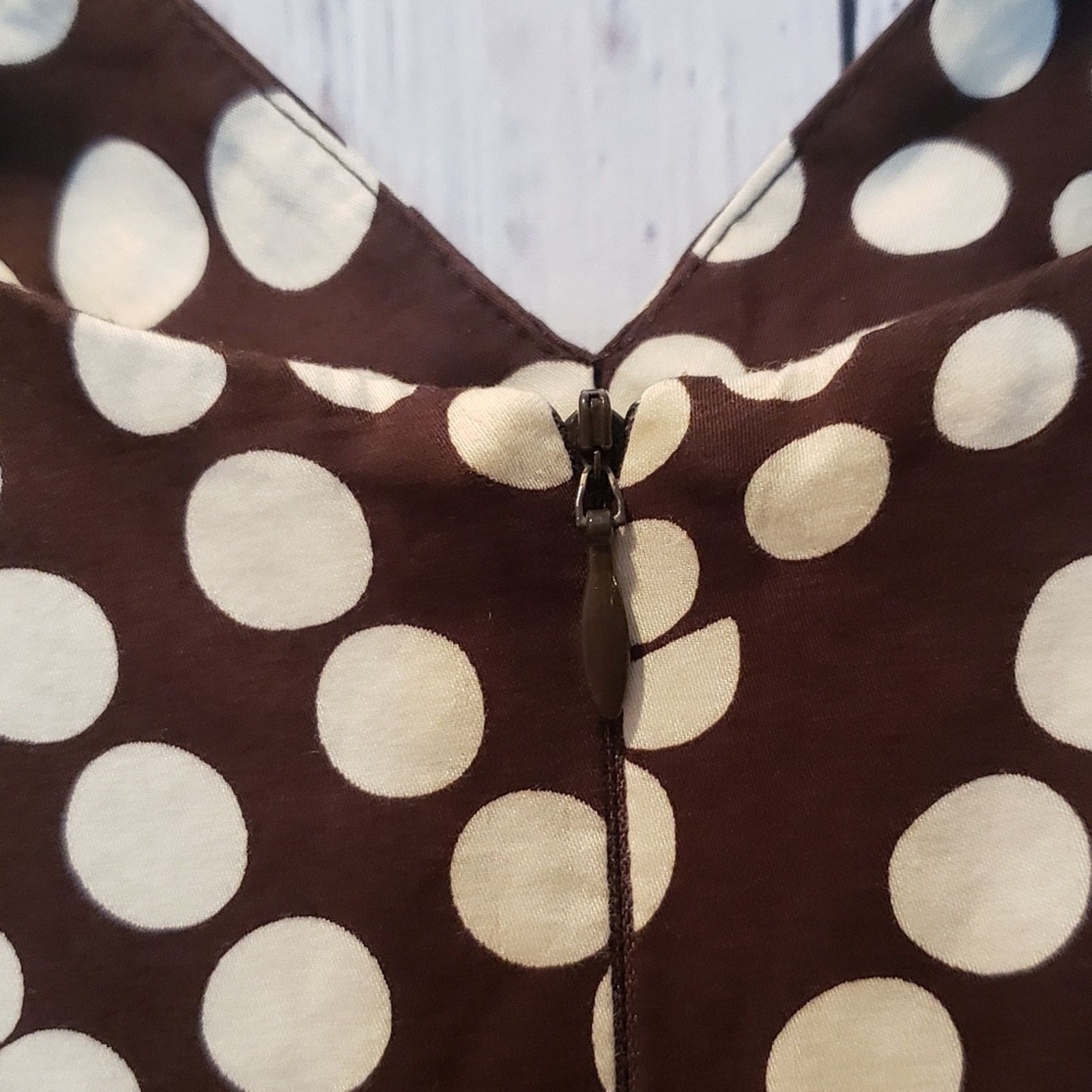 Other Milly of New York Mini Dress Brown polka-dots. Sz 2. Cotton Size XS / US 0-2 / IT 36-38 - 11 Thumbnail