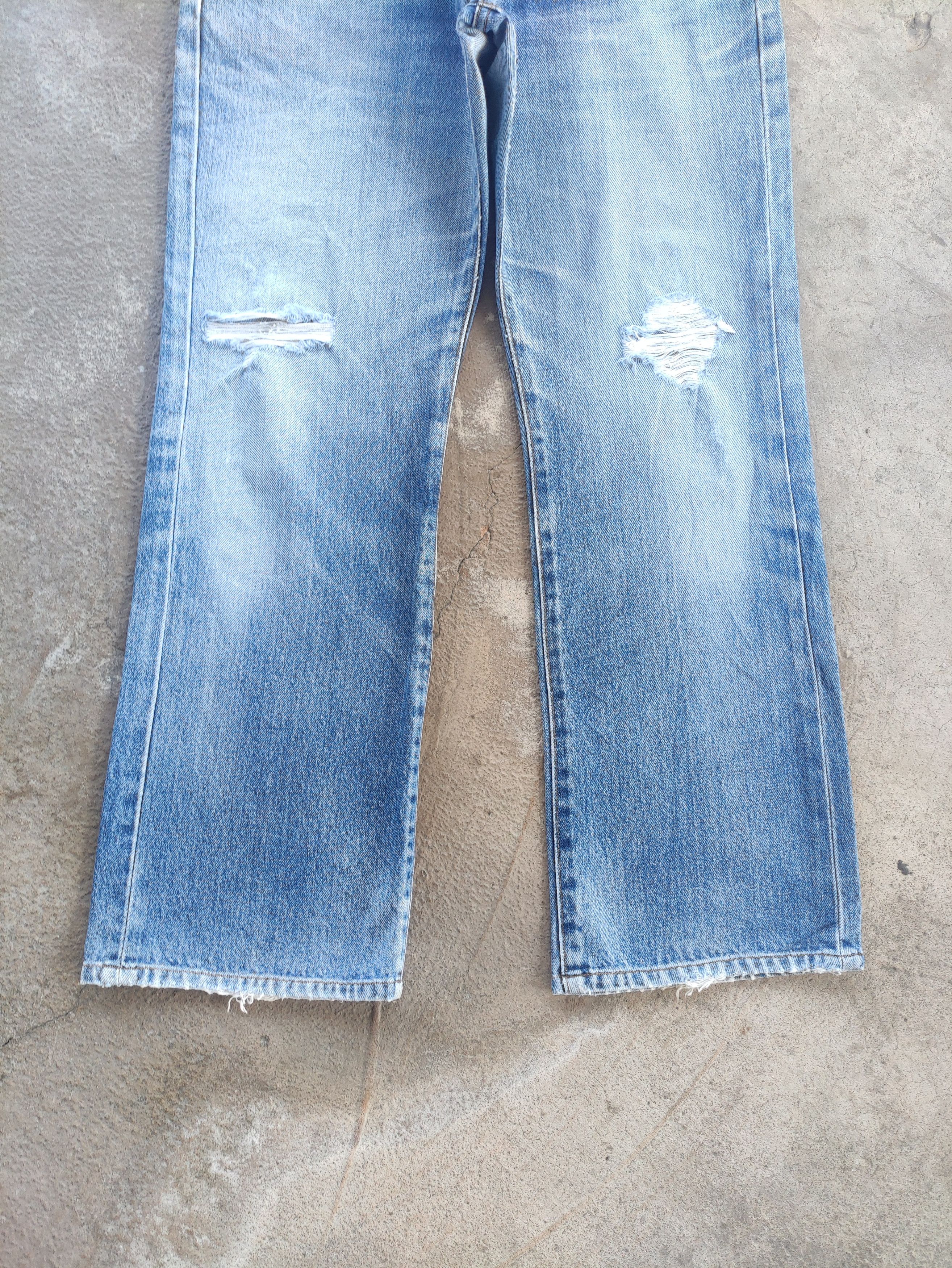 Edwin Vintage Edwin Japan Micro Flare Distressed Jean Size US 32 / EU 48 - 4 Thumbnail