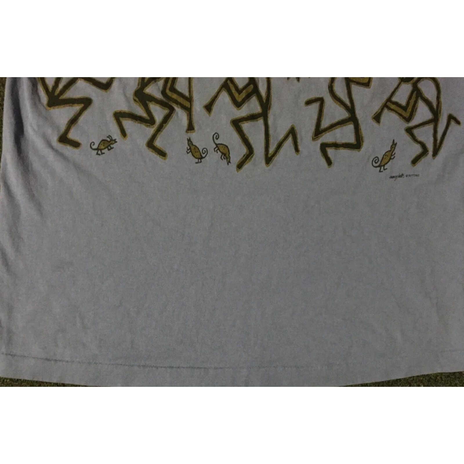 Vintage VINTAGE Canyon Ranch Faded Tribal Art All Over Print Shirt S Purple 90s 80s Grunge Surf USA Mens Size US S / EU 44-46 / 1 - 7 Thumbnail