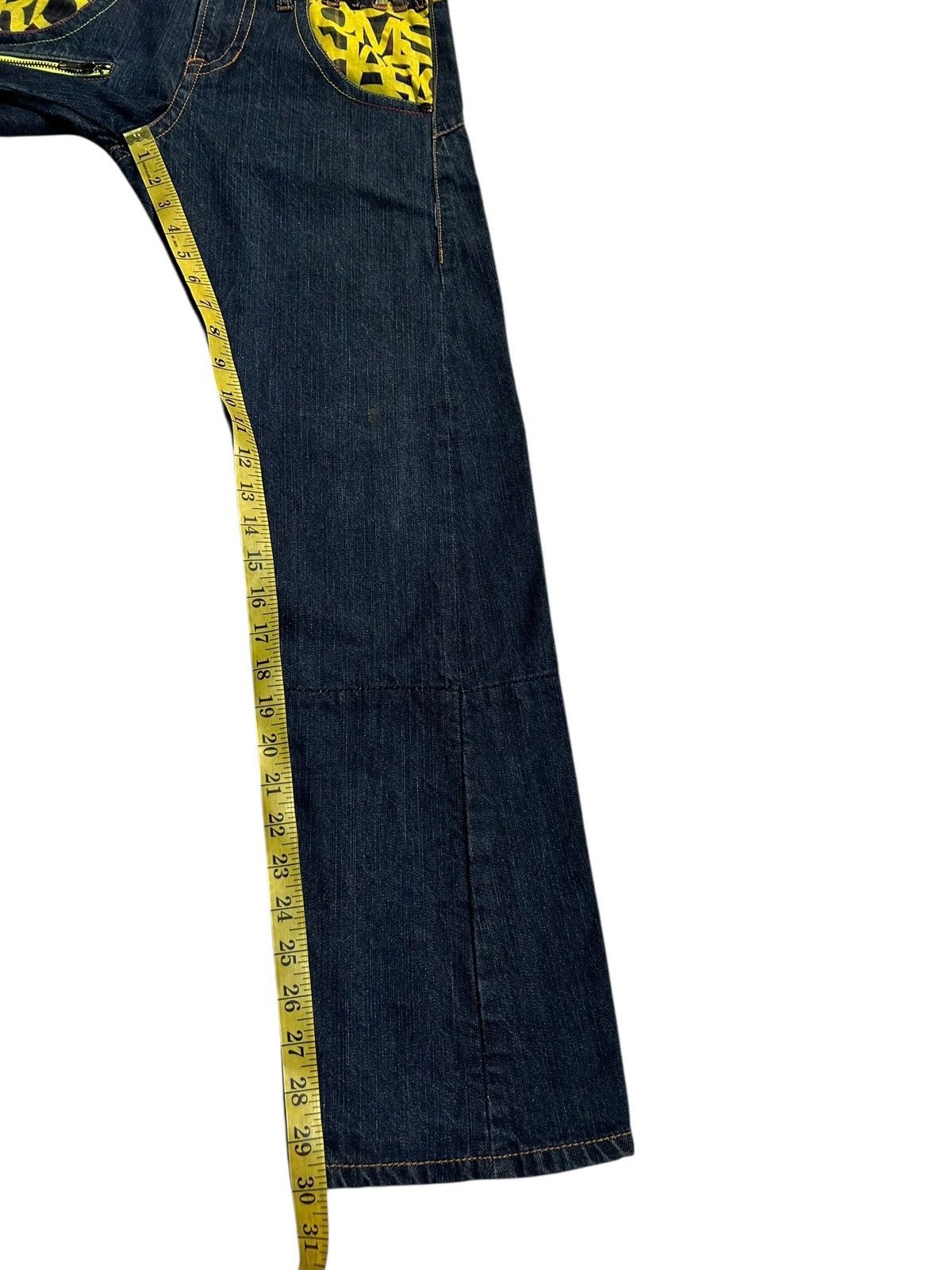 Japanese Brand × Kapital × Vintage Double Waist Japanese Punk Rock Denim Jeans Size US 30 / EU 46 - 18 Thumbnail