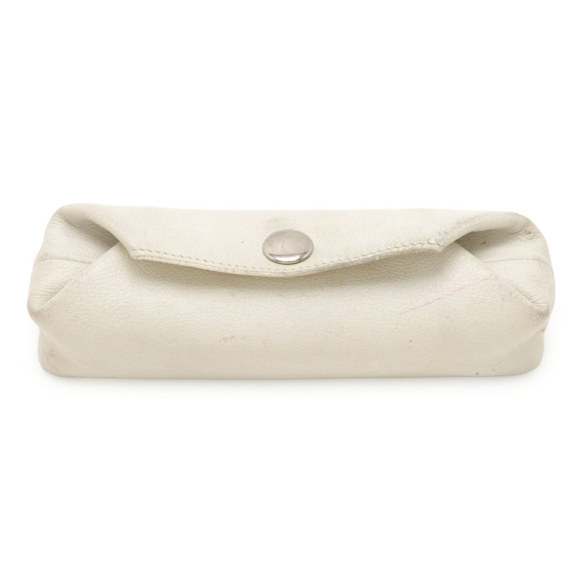 Hermes Hermès BeBopPM Leather Pouch Leather Pencil case Stamp K (2007) DUTY FREE for USA