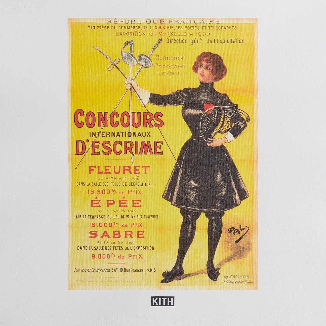 Kith Kith for Olympics Heritage Paris 1900 Vintage Tee XXL Size US XXL / EU 58 / 5 - 3 Thumbnail