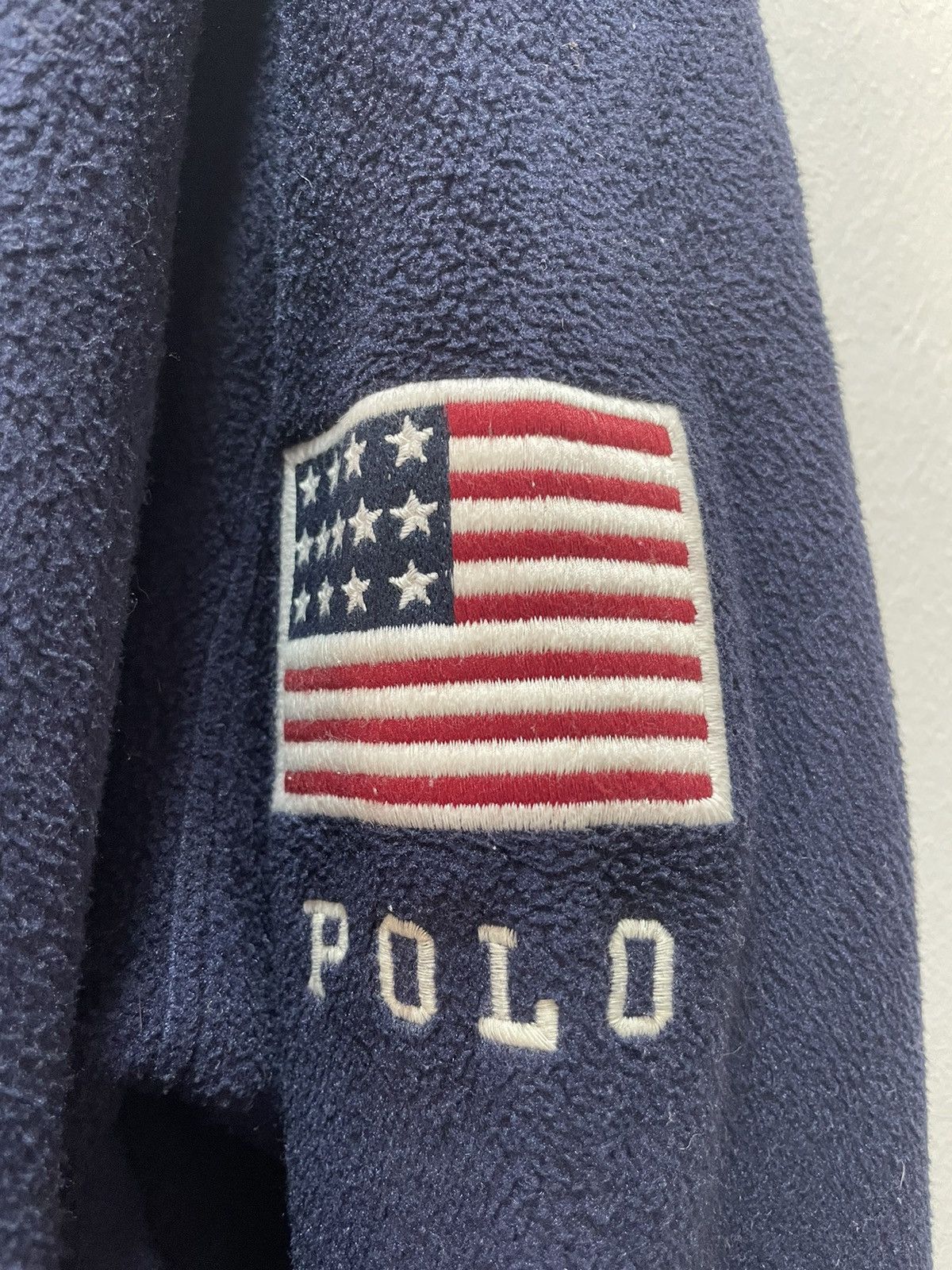 Polo Ralph Lauren Vintage POLO RALPH LAUREN Hoodie Fleece USA Spellout Size US L / EU 52-54 / 3 - 2 Thumbnail