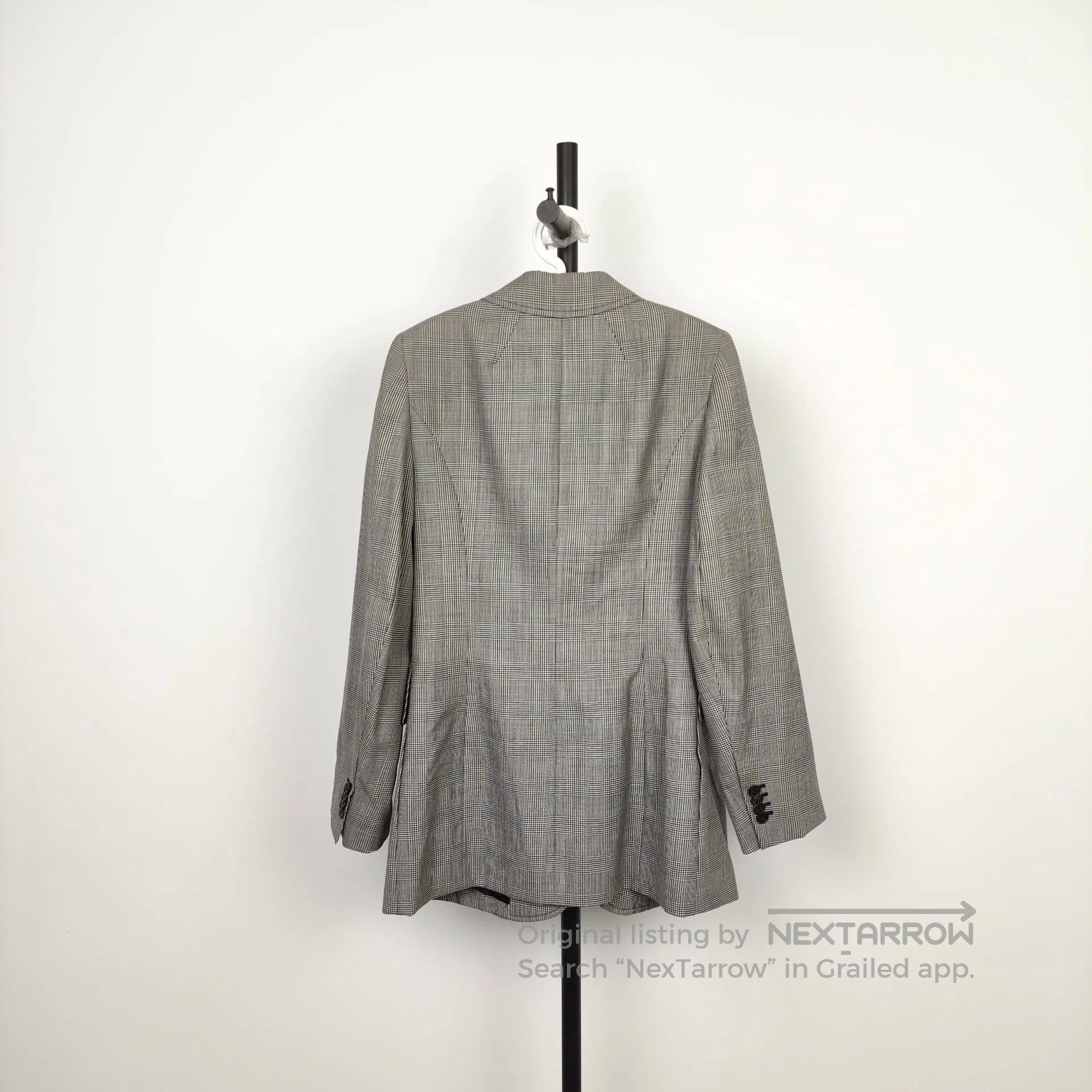 Balenciaga Balenciaga Cotton checkered suit size 36 gray| Size XS / US 0-2 / IT 36-38 - 2 Thumbnail