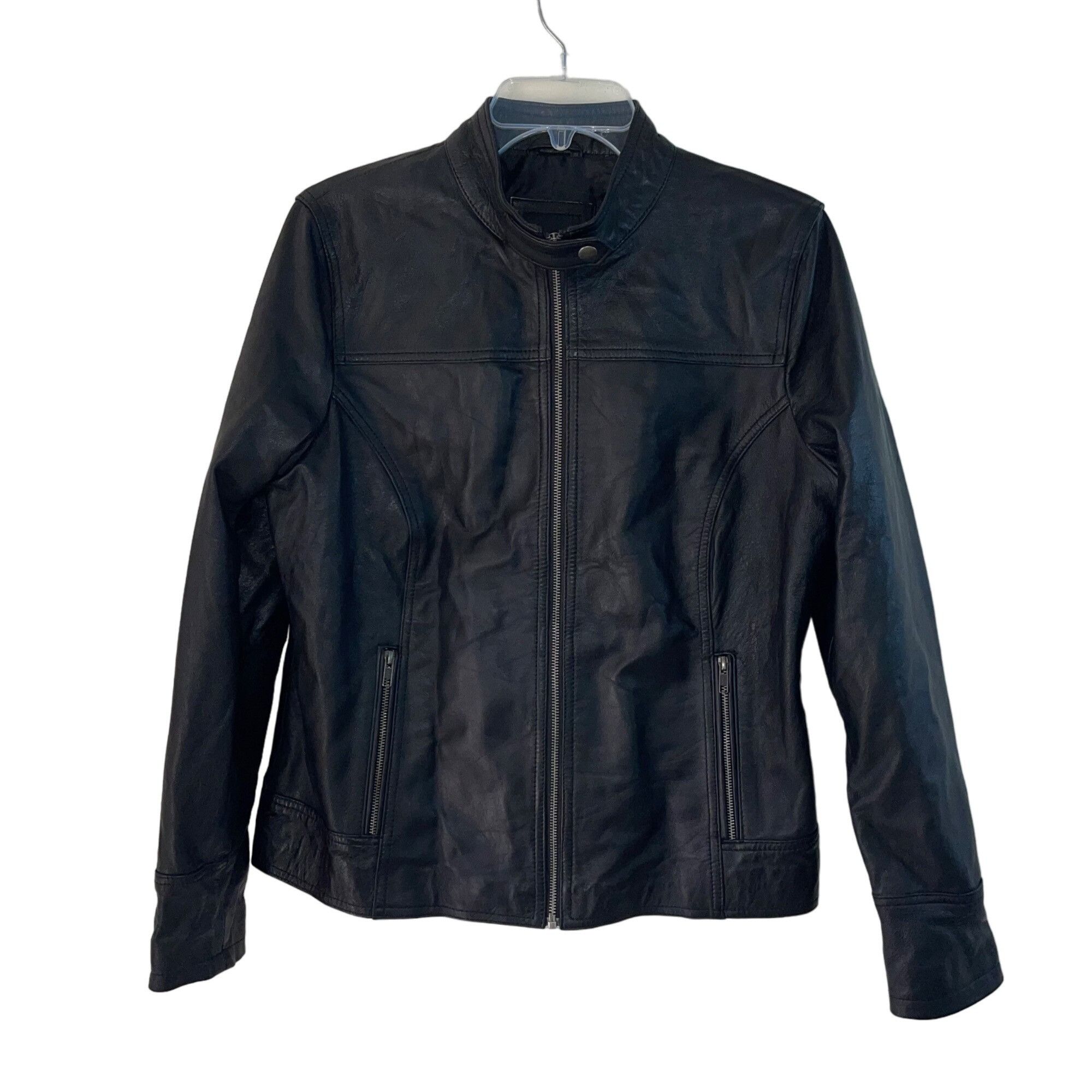 Other Cava Womens Jacket Size 2XL Black Moto Leather Size XXL / US 16-18 / IT 52-54 - 11 Thumbnail
