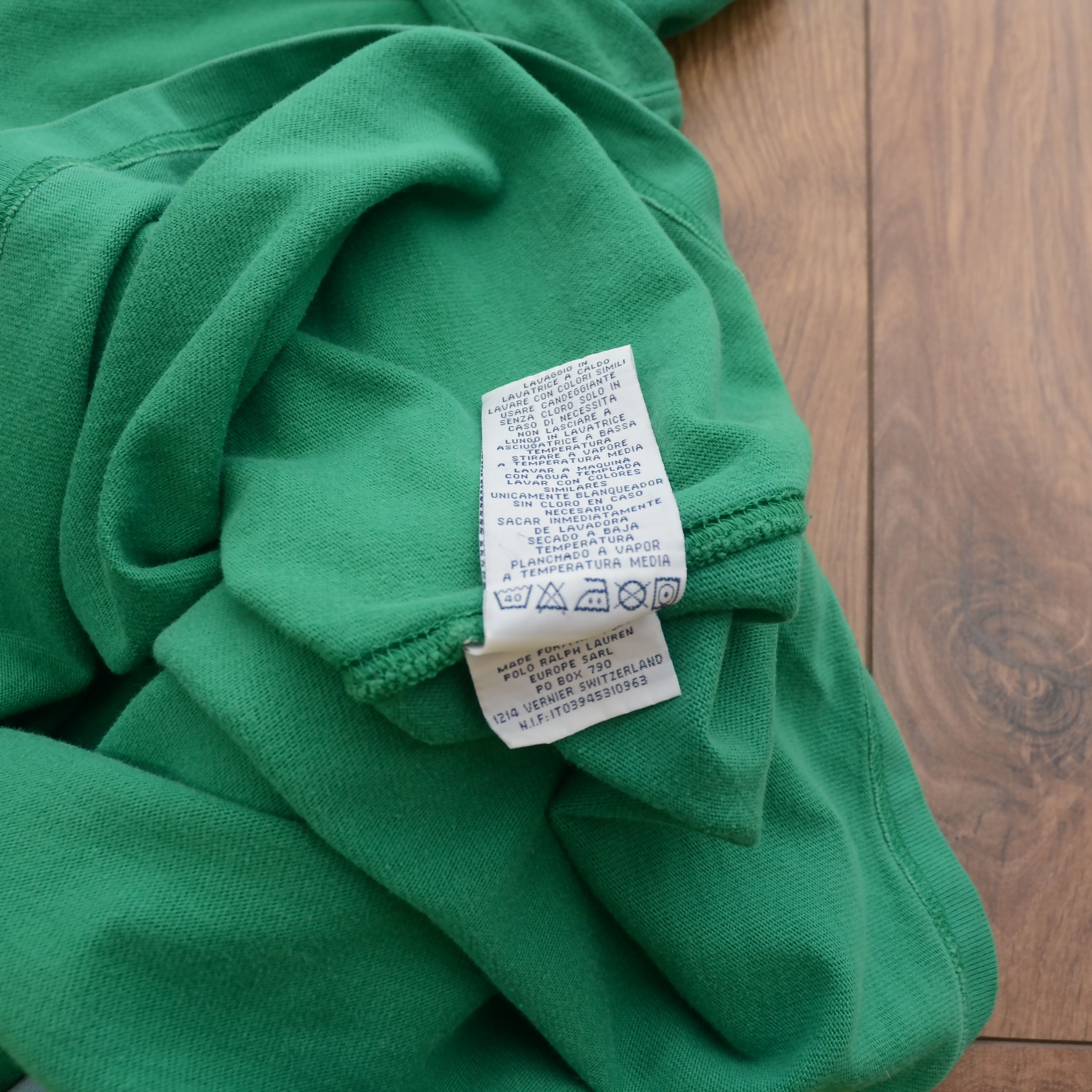 Polo Ralph Lauren Vintage Polo Ralph Lauren Long Sleeve Rugby Shirt Green Rare Size US L / EU 52-54 / 3 - 15 Thumbnail