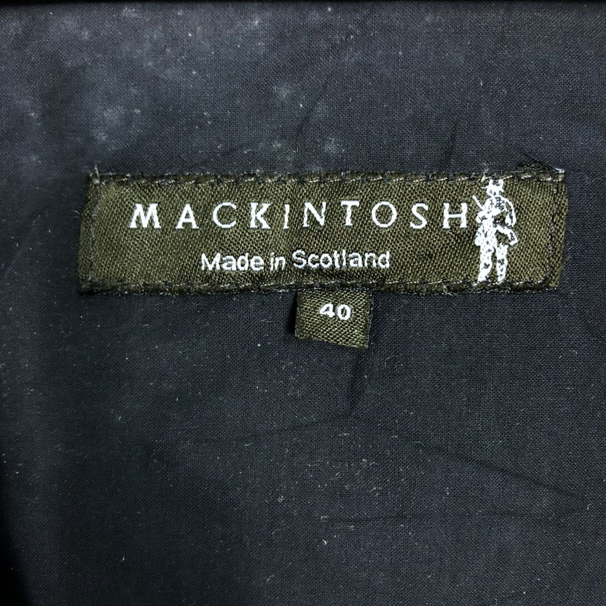 Mackintosh 🔥VINTAGE LONG JACKET WAX DESIGN RICH BLACK MACKINTOSH Size US M / EU 48-50 / 2 - 19 Thumbnail