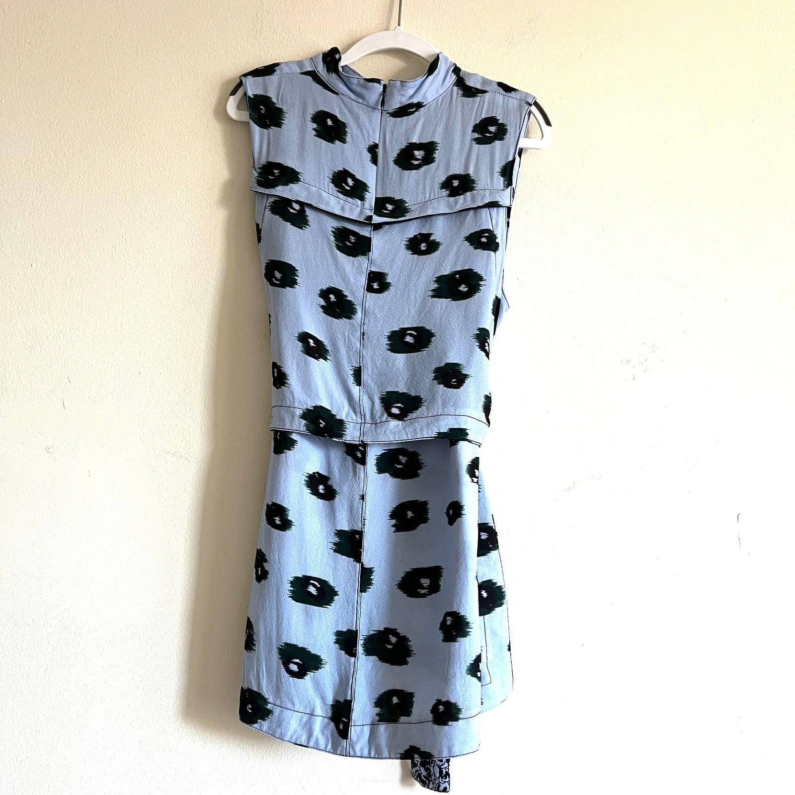 Proenza Schouler Proenza Schouler pale blue leopard ikat print size 4 Size S / US 4 / IT 40 - 3 Thumbnail