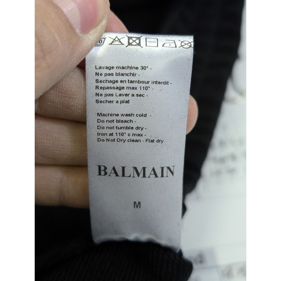 Balmain o1rshd1 B Logo Sweatpant & Jogger in Black Size US 32 / EU 48 - 20 Thumbnail