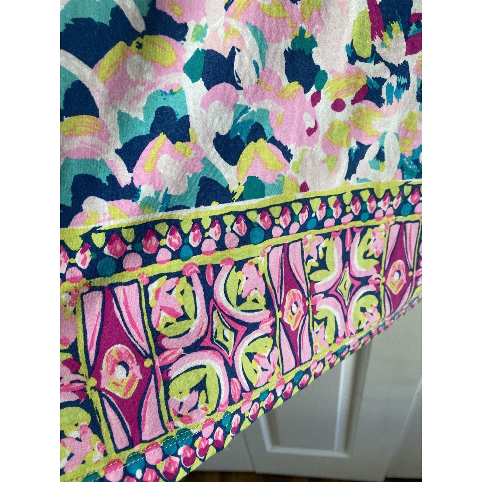 Lilly Pulitzer Lilly Pulitzer XS Shift Dress Abstract Art to Wear Coastal Size XS / US 0-2 / IT 36-38 - 5 Thumbnail