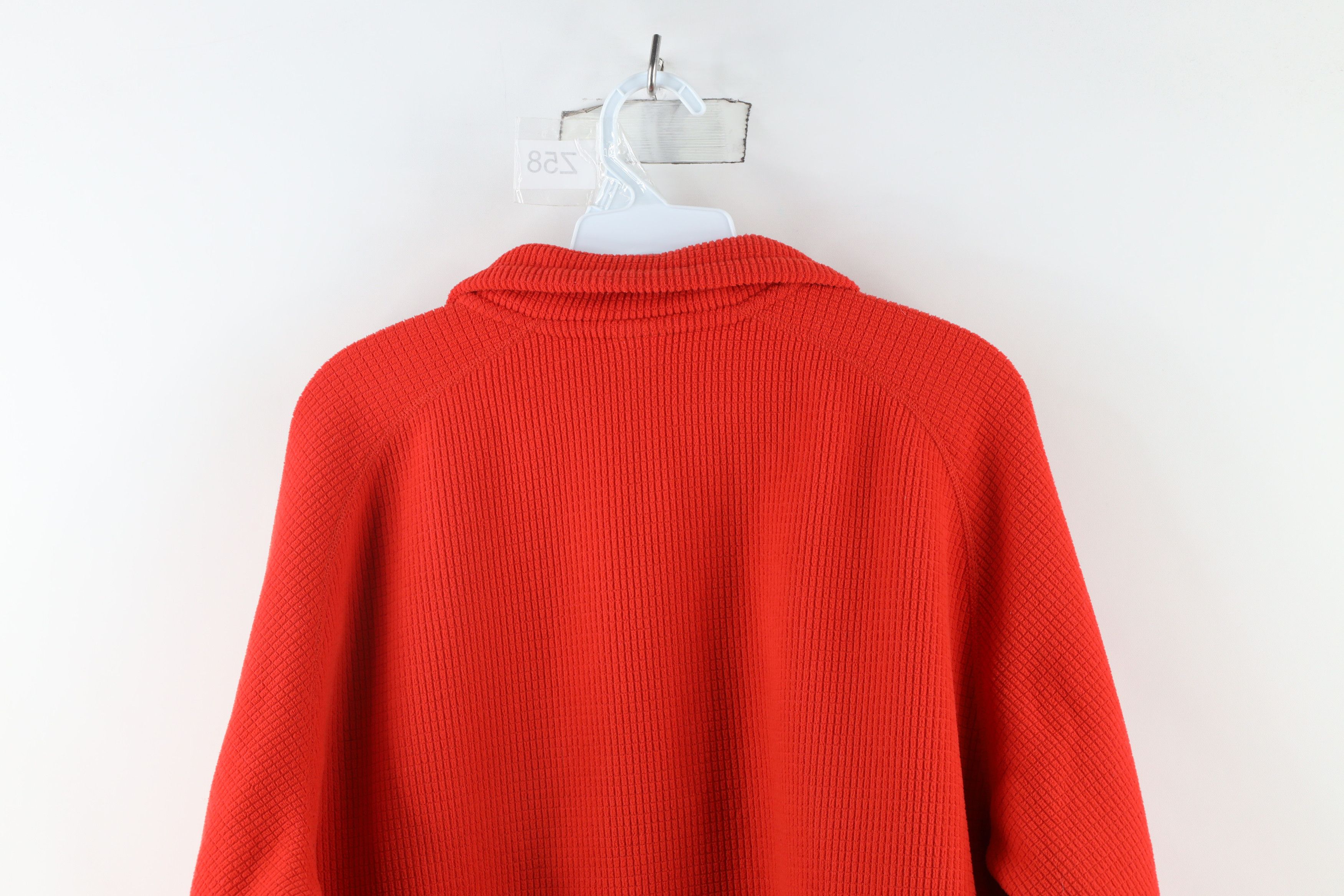 The North Face × Vintage Vintage The North Face Textured Half Zip Sweater Orange Size US XL / EU 56 / 4 - 10 Thumbnail