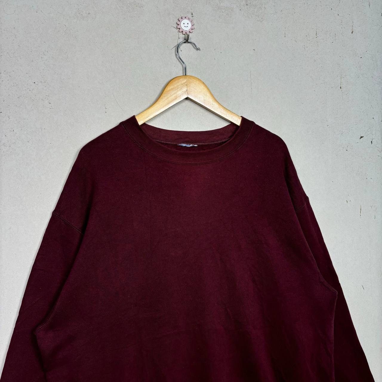 Champion Vintage Champion 90s Maroon Crewneck Sweatshirt XL Oversized Size US XL / EU 56 / 4 - 3 Thumbnail