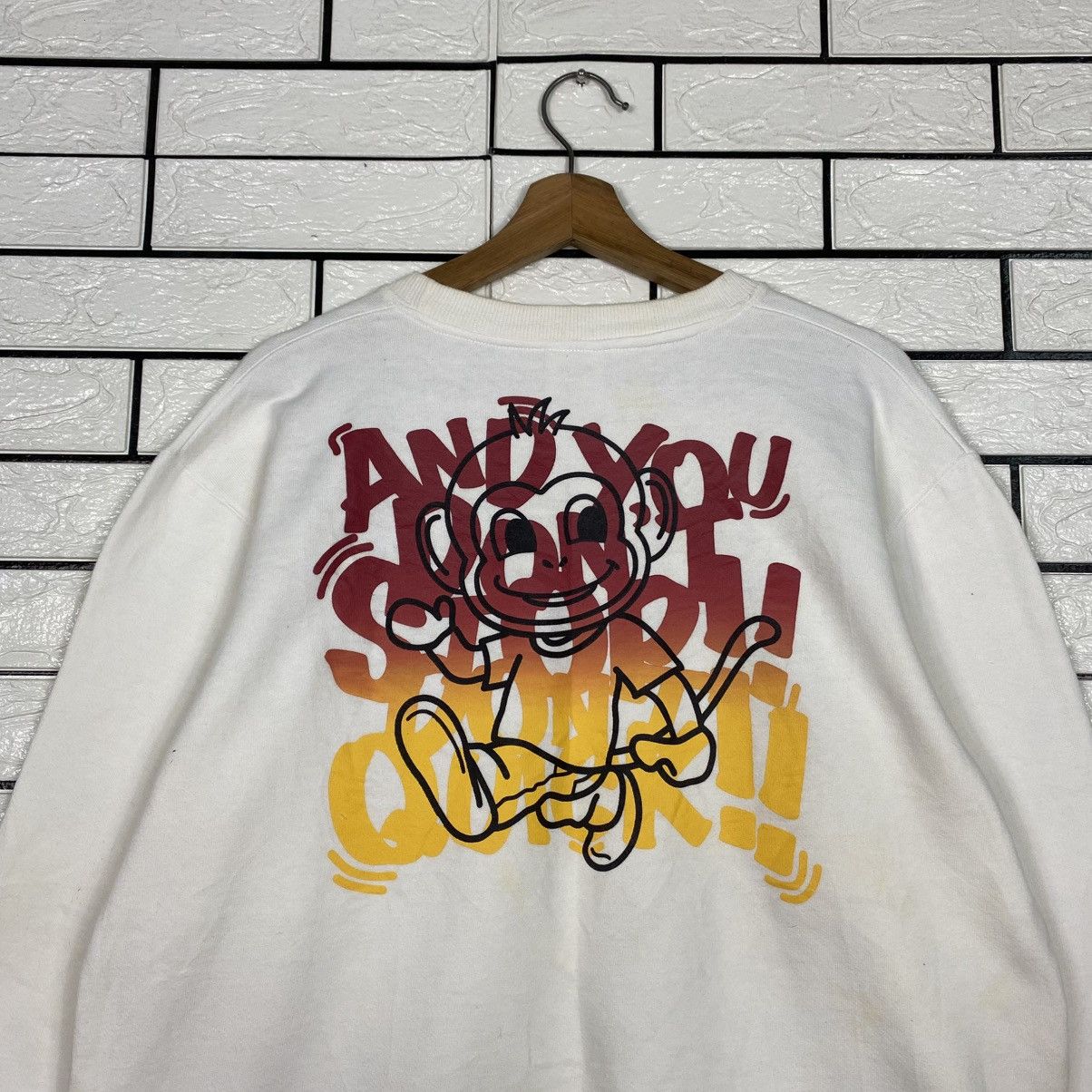 Japanese Brand Vintage Sweatshirt Grass Hither Sportswear Big Logo Size US L / EU 52-54 / 3 - 10 Thumbnail