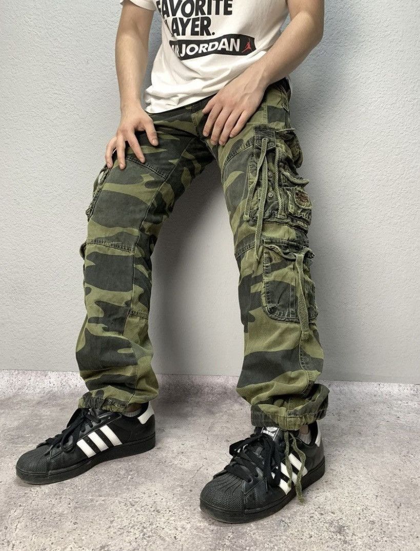 Japanese Brand Junya Watanabe Balenciaga Style Bondage Cargo Pants Vintage Size US 32 / EU 48 - 7 Thumbnail
