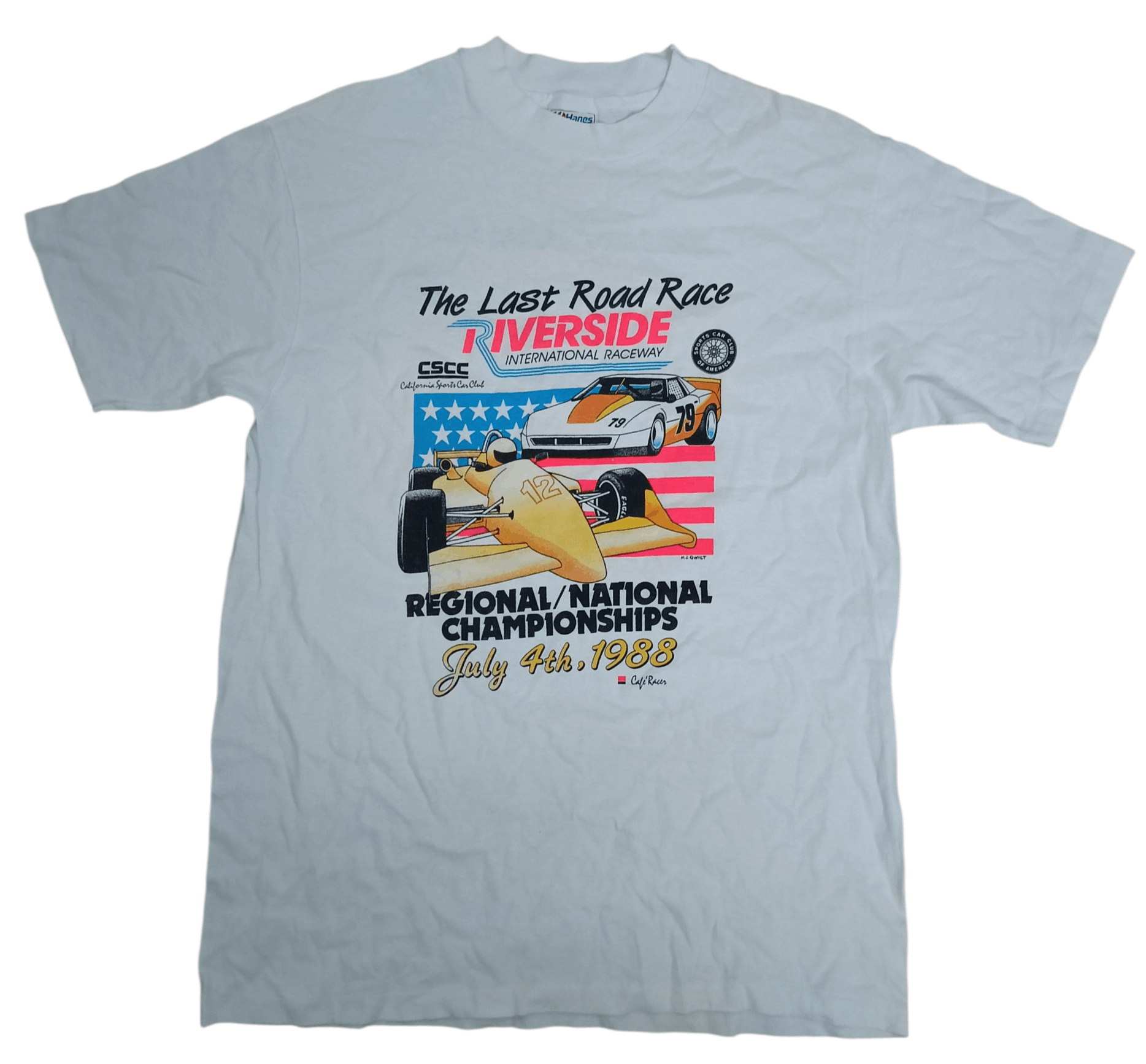 Vintage Vintage t-shirt "The Last Road Race" 1988 Size US L / EU 52-54 / 3 - 1 Thumbnail