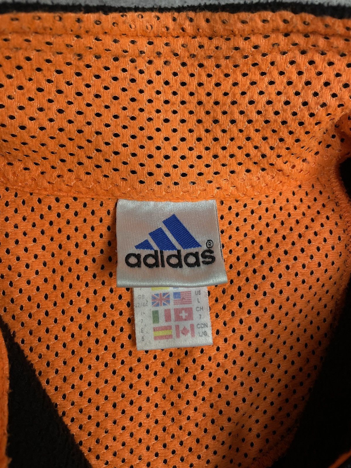 Adidas × Vintage Vintage Adidas 1/3 Zip Teddy Fleece Sherpa Hoodie Y-3 Style Size US L / EU 52-54 / 3 - 8 Thumbnail