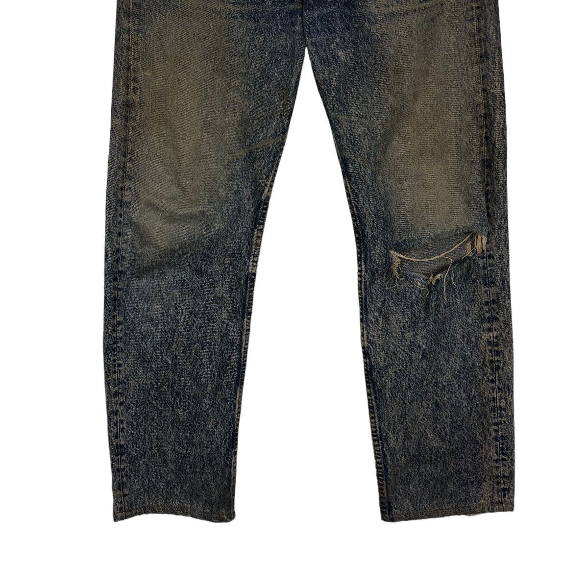 Levi's 🔥VINTAGE DENIM JEANS LEVI’S 501 DISTRESSED RUSTY DESIGN Size US 33 - 5 Thumbnail