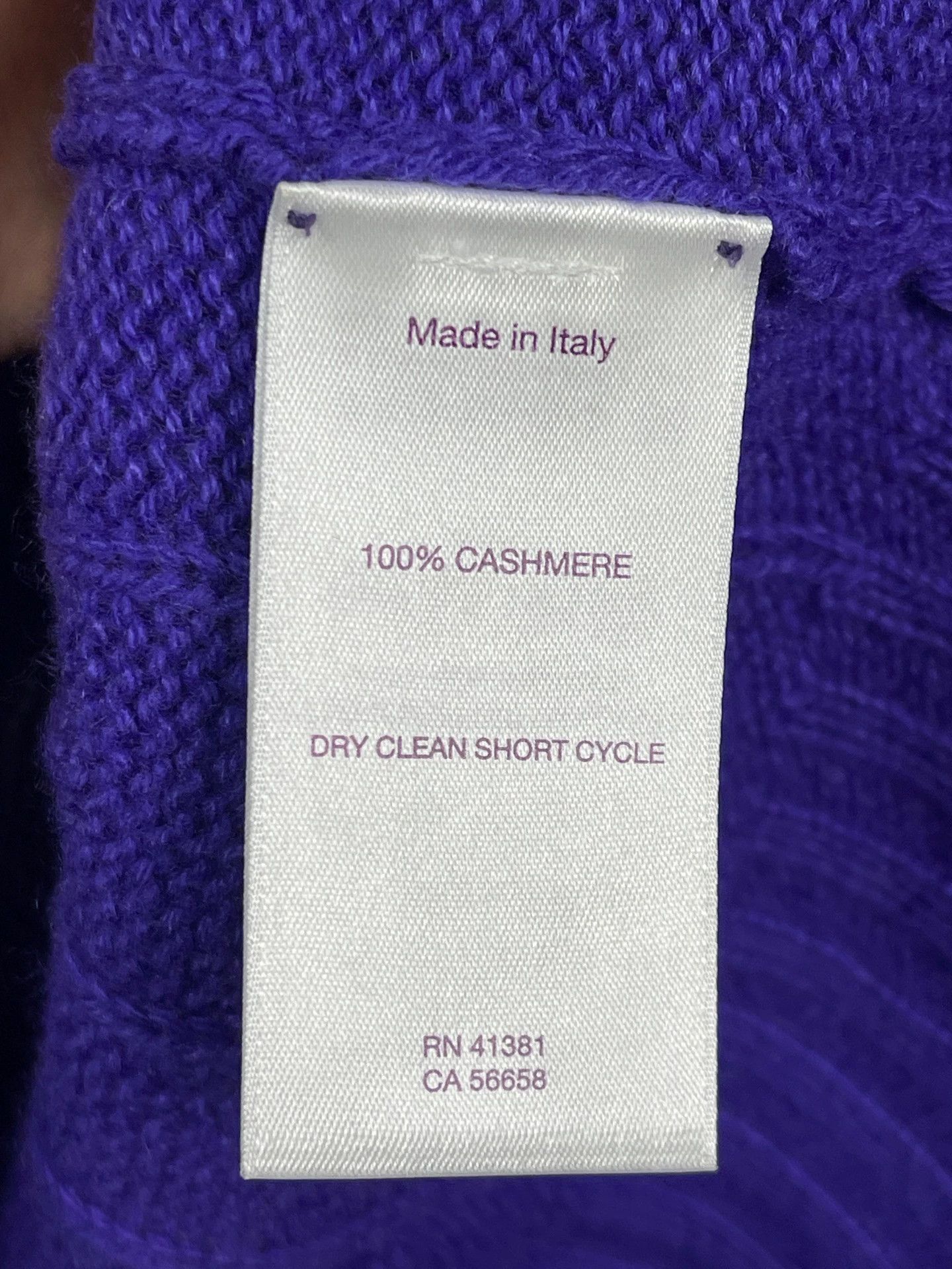 Polo Ralph Lauren Ralph Lauren Purple Label Cable Knit Sweater S New Size US S / EU 44-46 / 1 - 6 Thumbnail