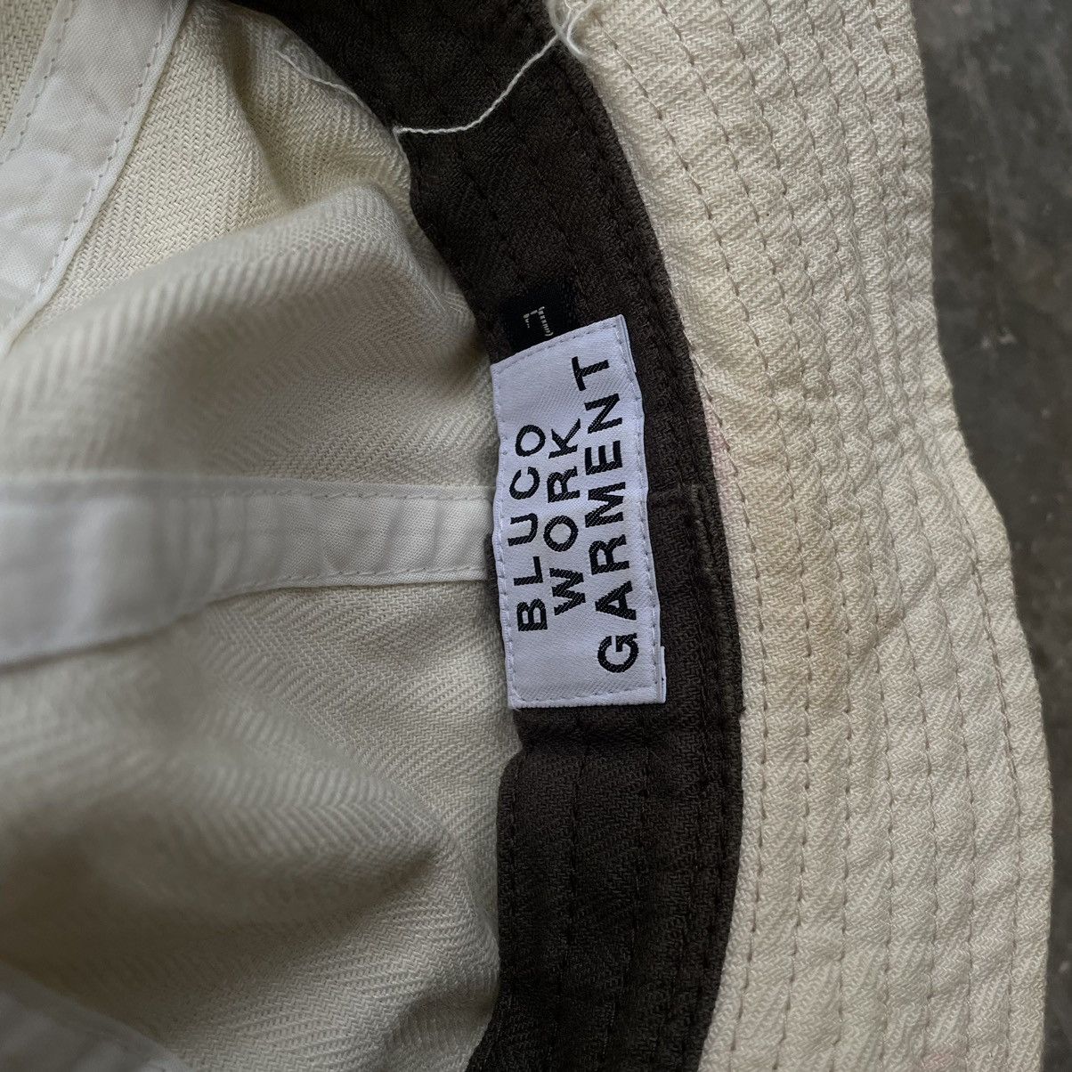 Japanese Brand × Vintage Bluco work garment hat Size ONE SIZE - 3 Thumbnail