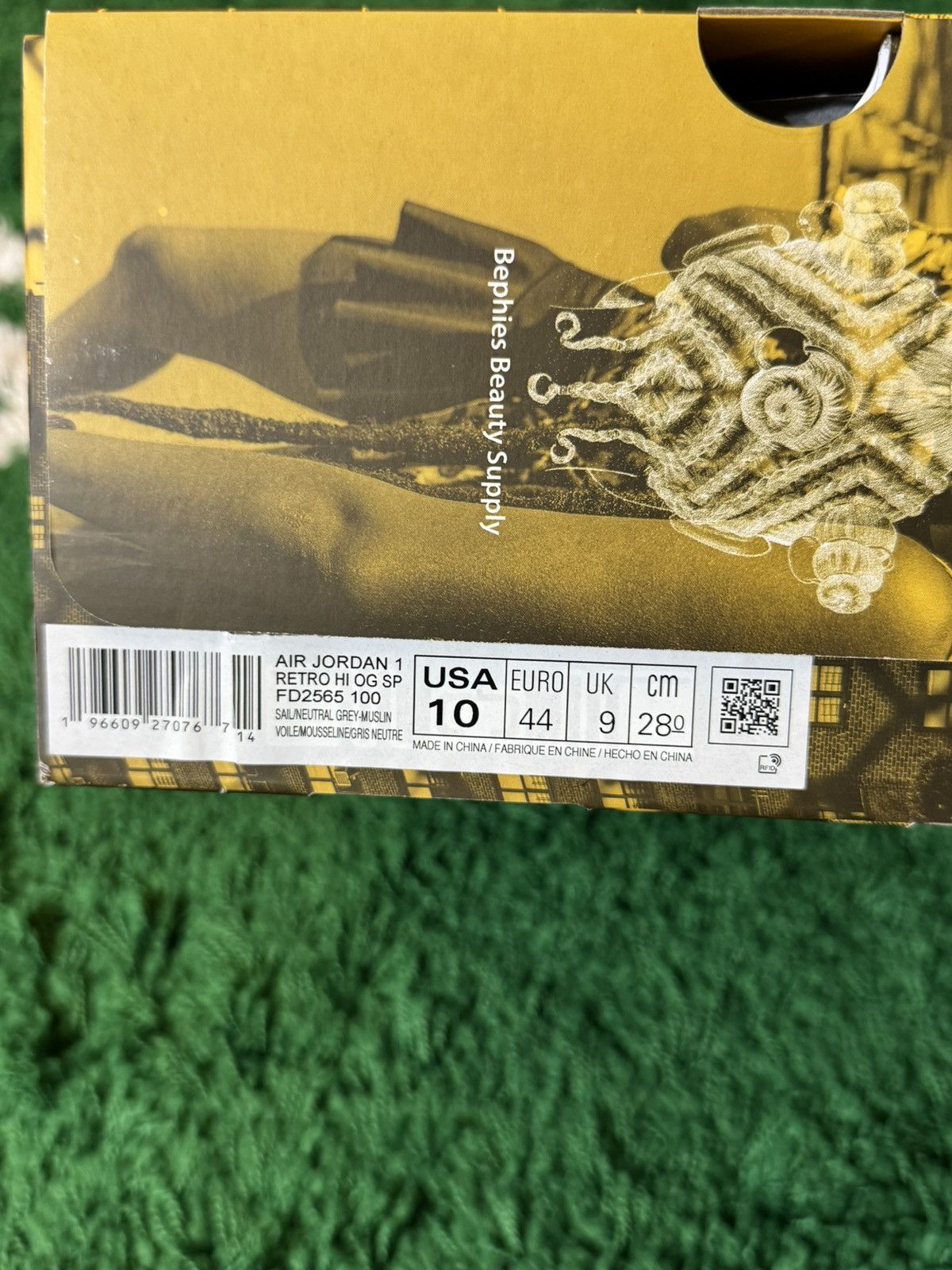 Union LA Jordan 1 High OG Union LA Bephies Beauty Supply Summer White Size US 10 / EU 43 - 14 Thumbnail