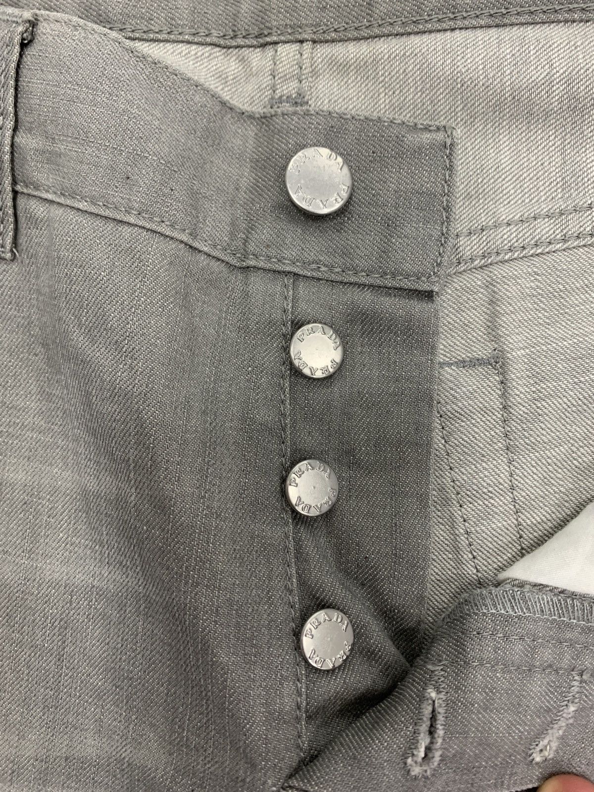 Prada Prada Dyed Tapered Fit Jeans Size 31 Size US 31 - 3 Thumbnail