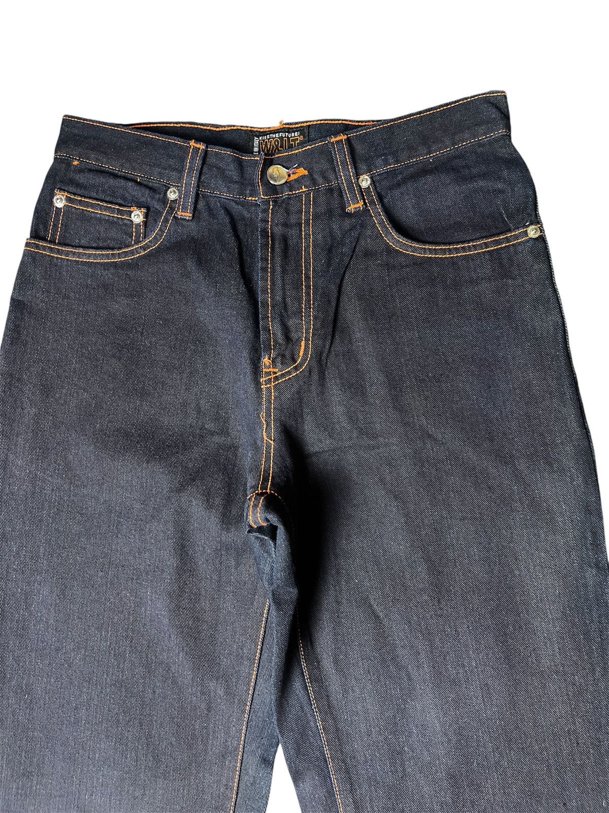 Walter Van Beirendonck W&LT Kiss The Future Navy Jeans Size US 28 / EU 44 - 6 Thumbnail