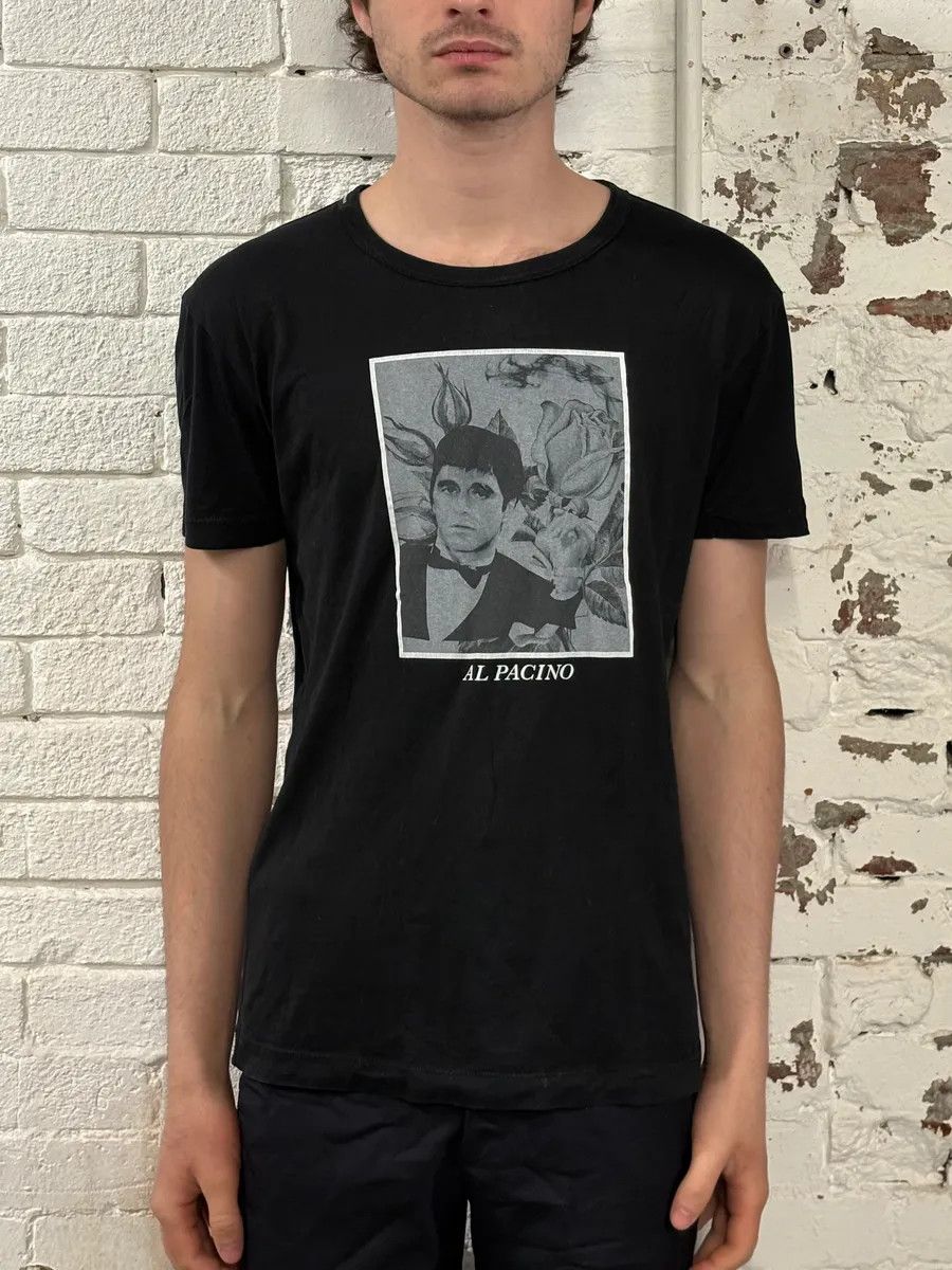 Dolce & Gabbana 2000s Dolce & Gabbana Black Al Pacino T-Shirt Size US S / EU 44-46 / 1 - 2 Thumbnail