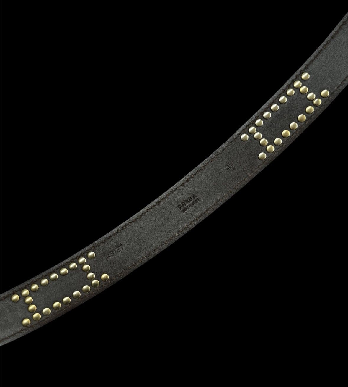 Prada Prada Milano Studded Leather Belt FW 2009/2010 Size ONE SIZE - 8 Thumbnail