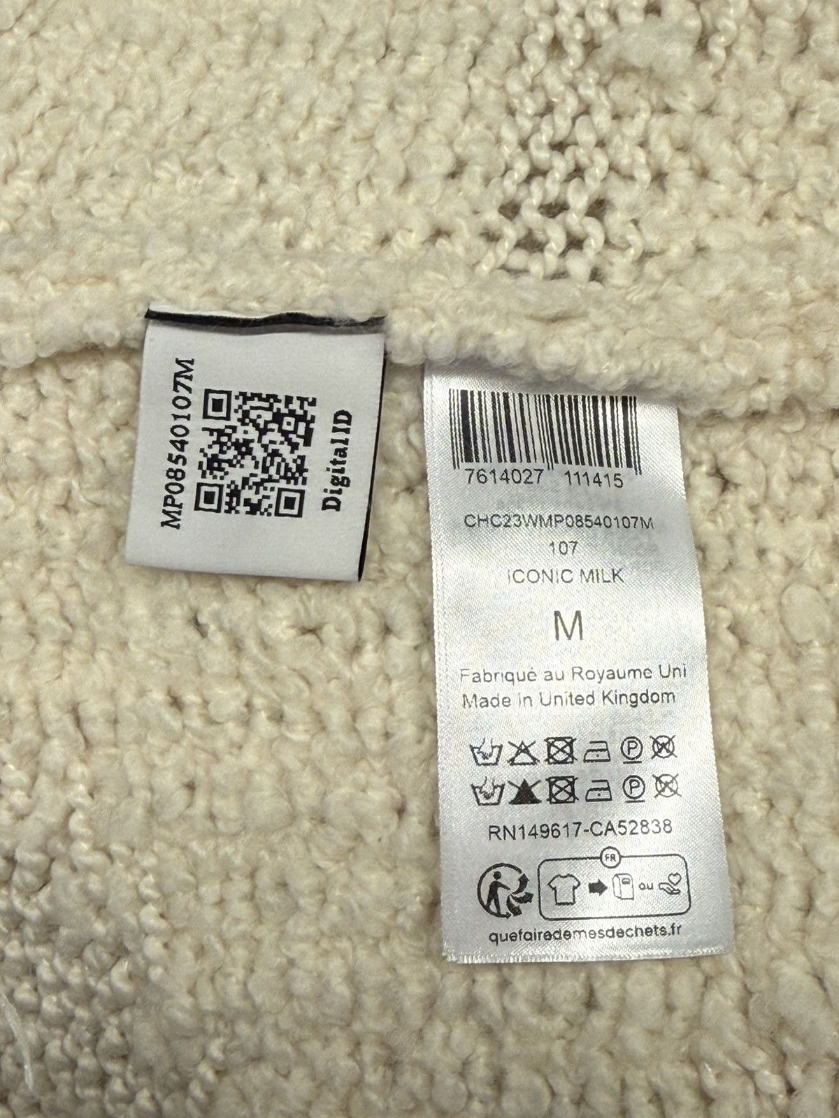 Chloe Chloé Iconic Cashmere-Wool Blend Milk Distressed Sweater Size M / US 6-8 / IT 42-44 - 6 Thumbnail