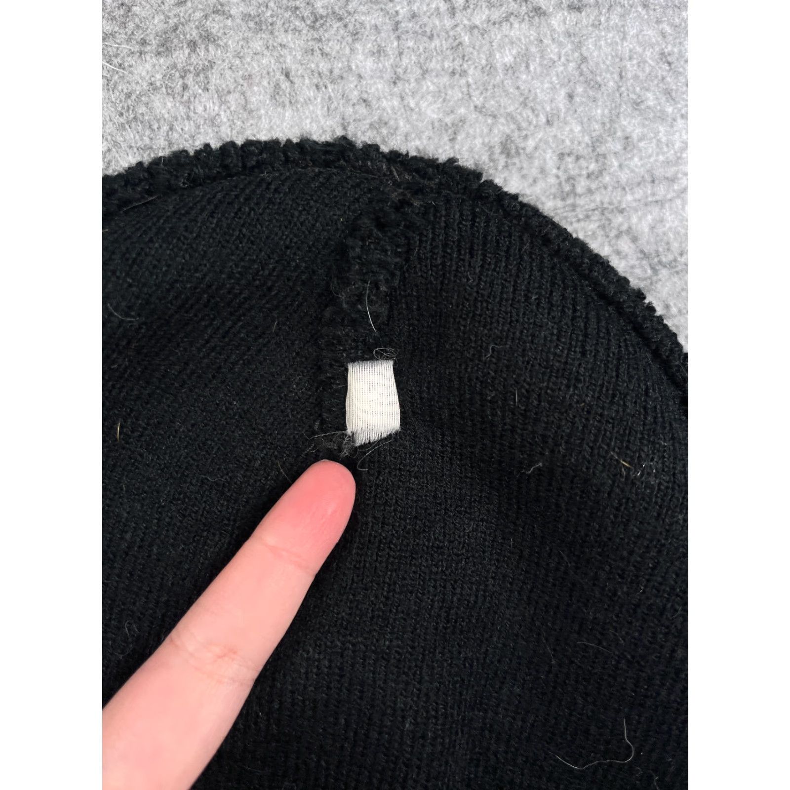 Vintage Salt Armour Beanie Adult One Size Black Knit 100% Acrylic Camp Outdoors Hat Beanie Unisex Mens Womens Boys Girls Size ONE SIZE - 7 Thumbnail