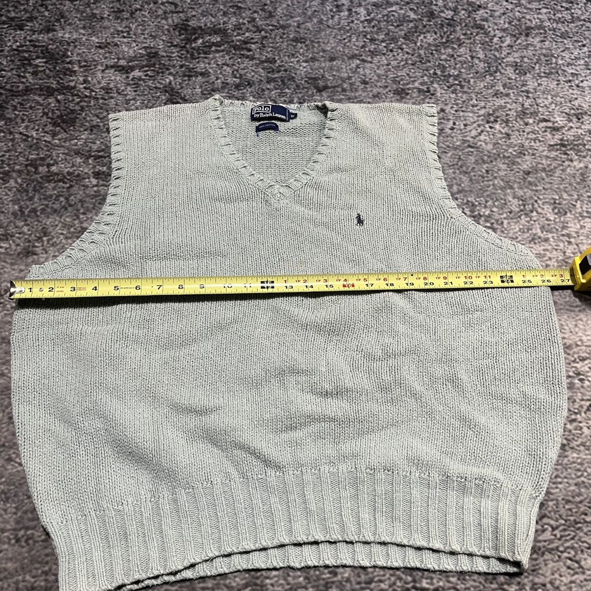 Polo Ralph Lauren Vintage Polo Ralph Lauren Small Pony Blue Cotton Vest XXL Size US XXL / EU 58 / 5 - 8 Thumbnail