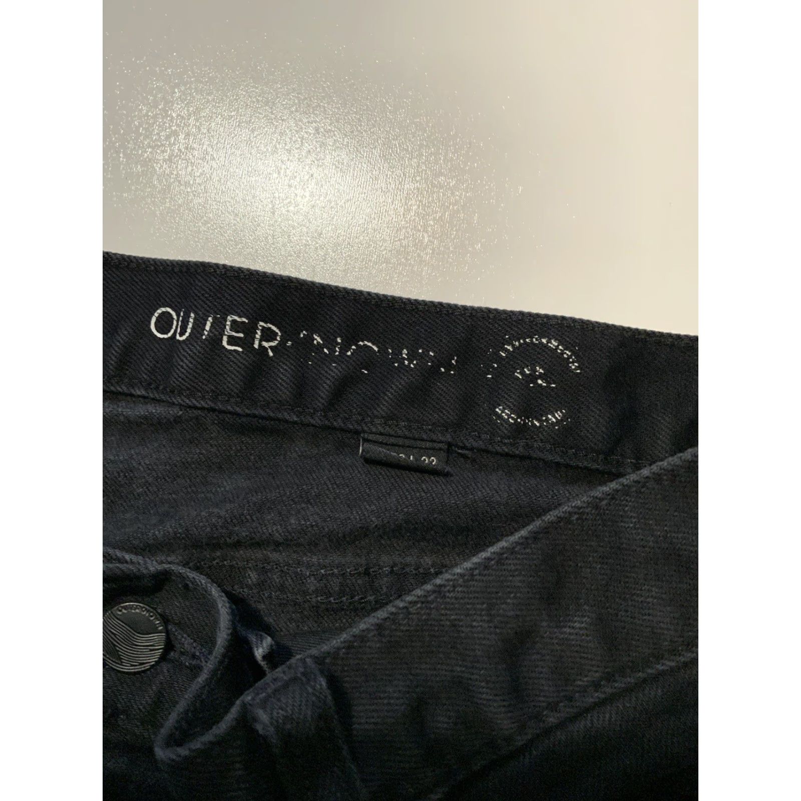 Outerknown VINTAGE Outerknown Ambassador Organic Cotton S.E.A Black Straight Relaxed Denim Jeans 36 Size US 36 / EU 52 - 4 Thumbnail