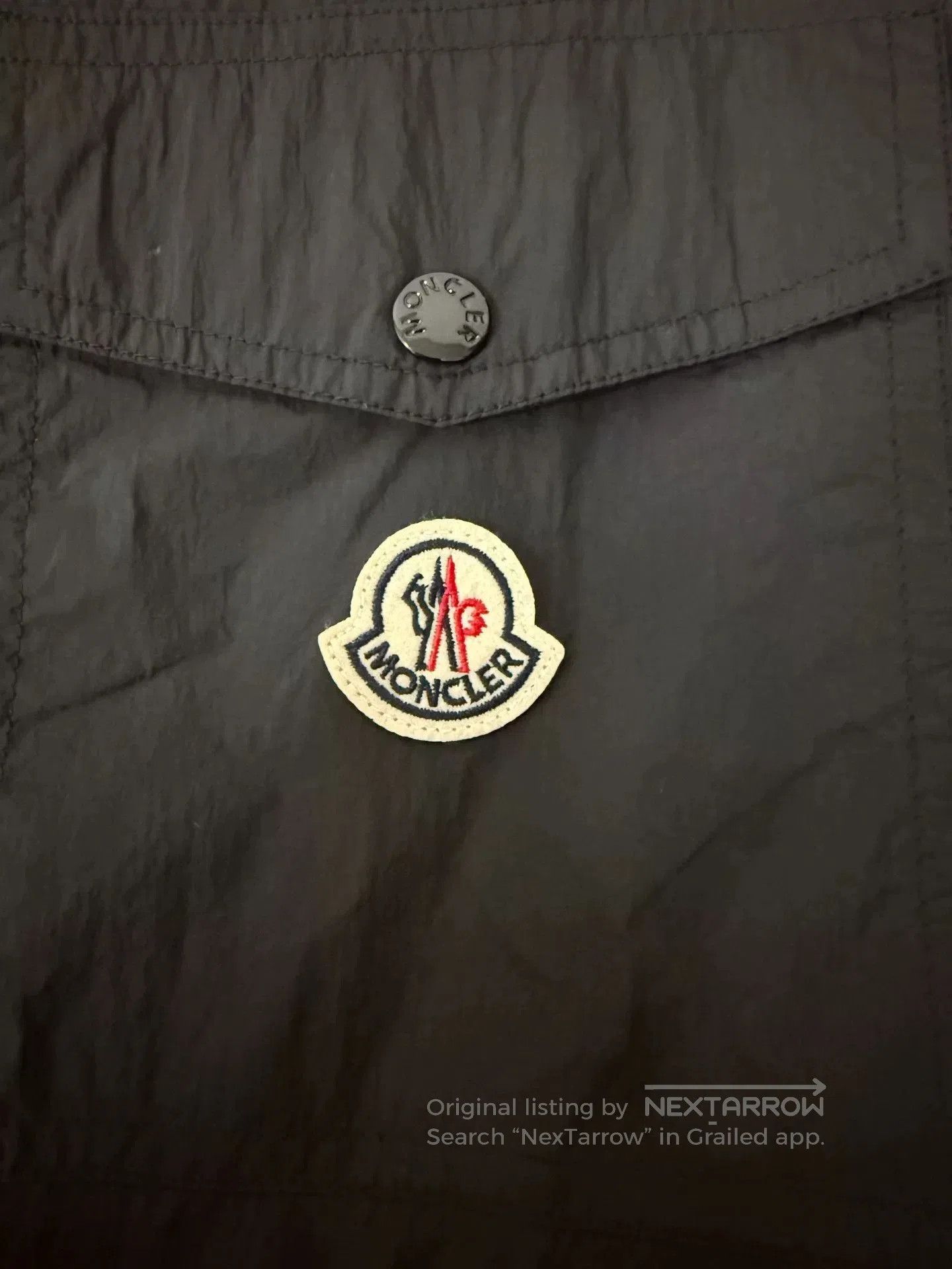 Moncler Moncler Black Thin Casual Jacket. Size US M / EU 48-50 / 2 - 3 Thumbnail