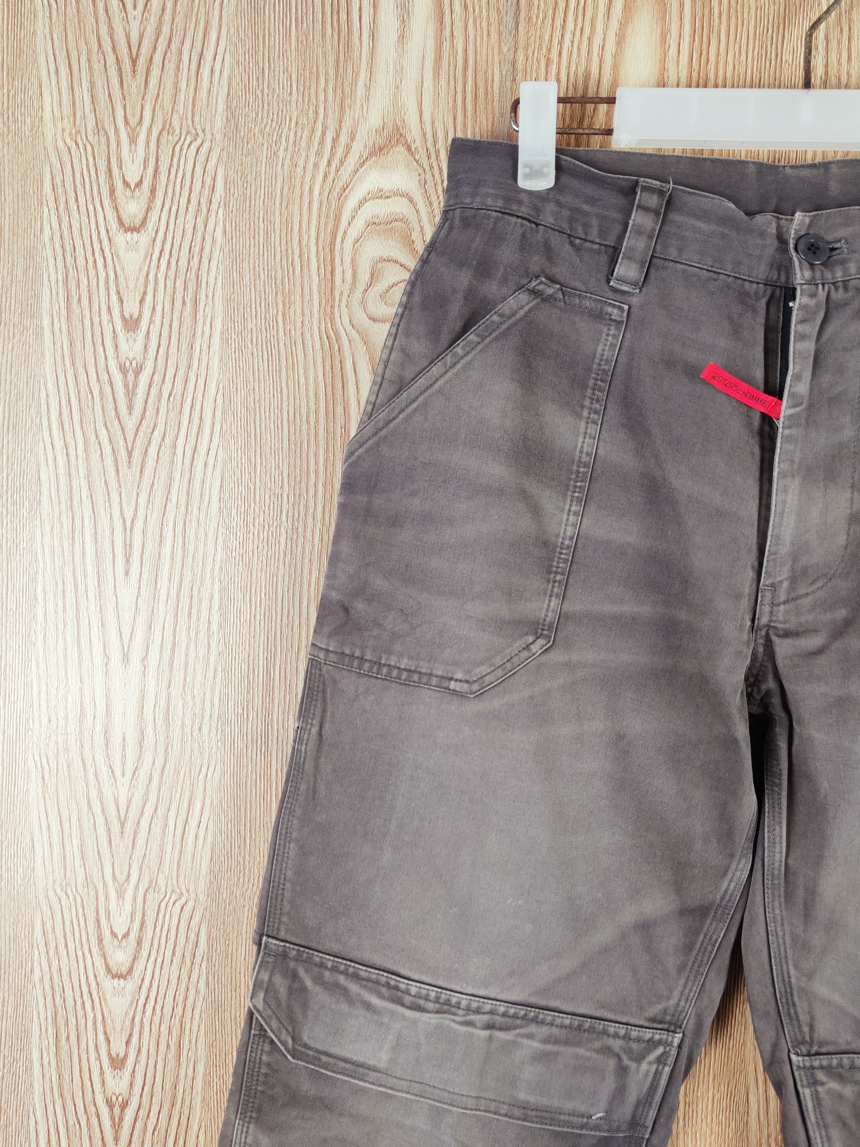 291295=Homme 291295 Homme Brown Faded Multipocket Cargo Pants #W010 Size US 29 - 3 Thumbnail